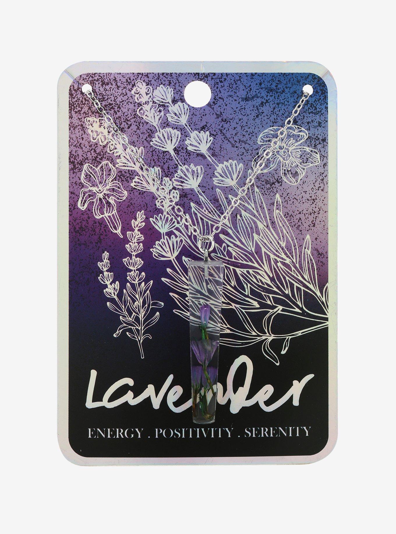 Lavender Crystal Necklace, , alternate