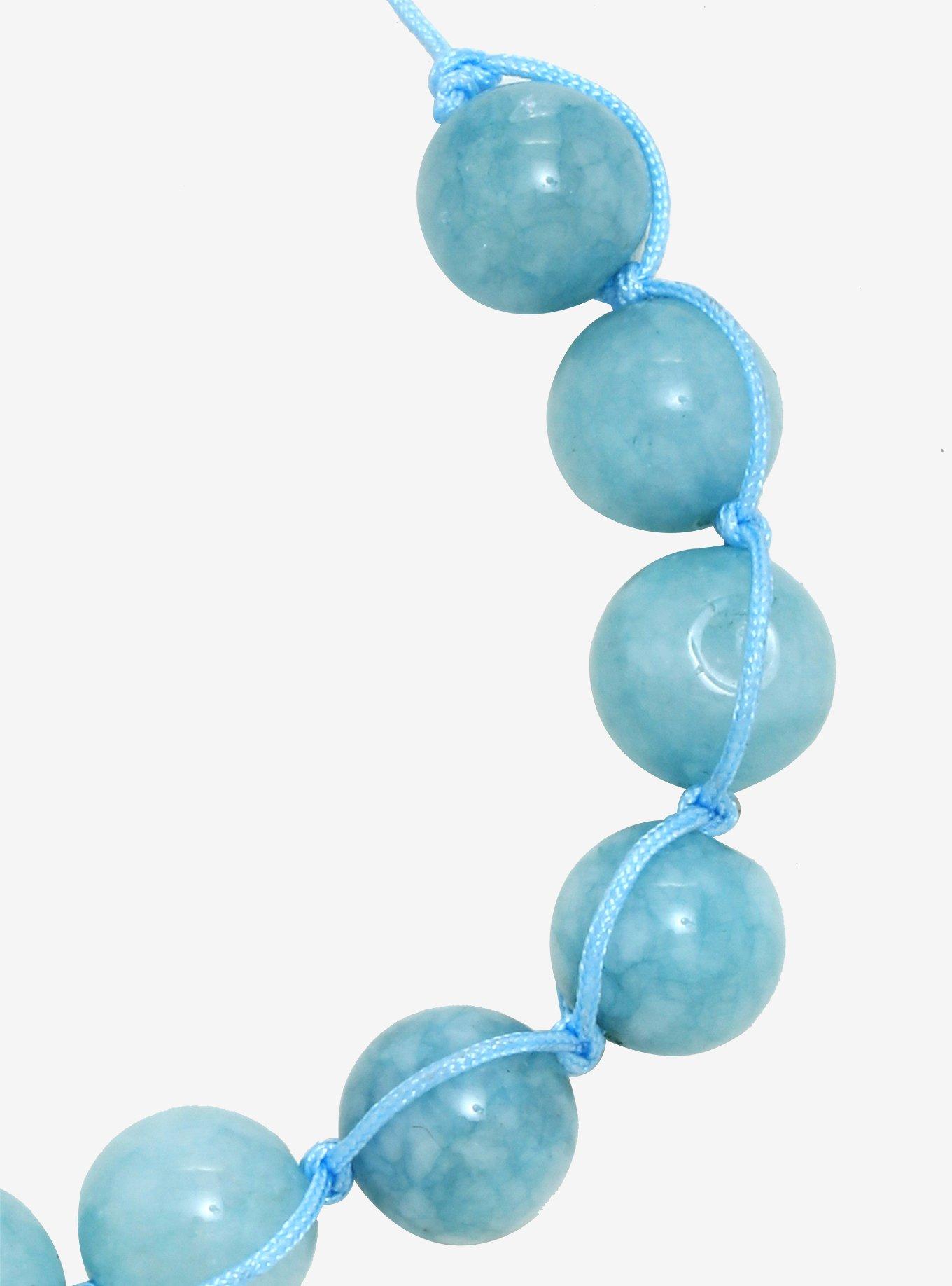 Blue Healing Crystal Cord Bracelet, , alternate
