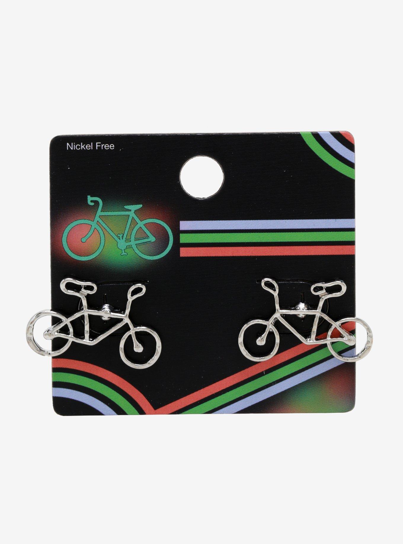 Bicycle Earrings, , alternate