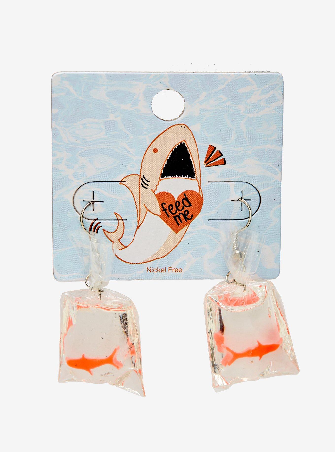 Goldfish Bag Dangle Earrings, , alternate