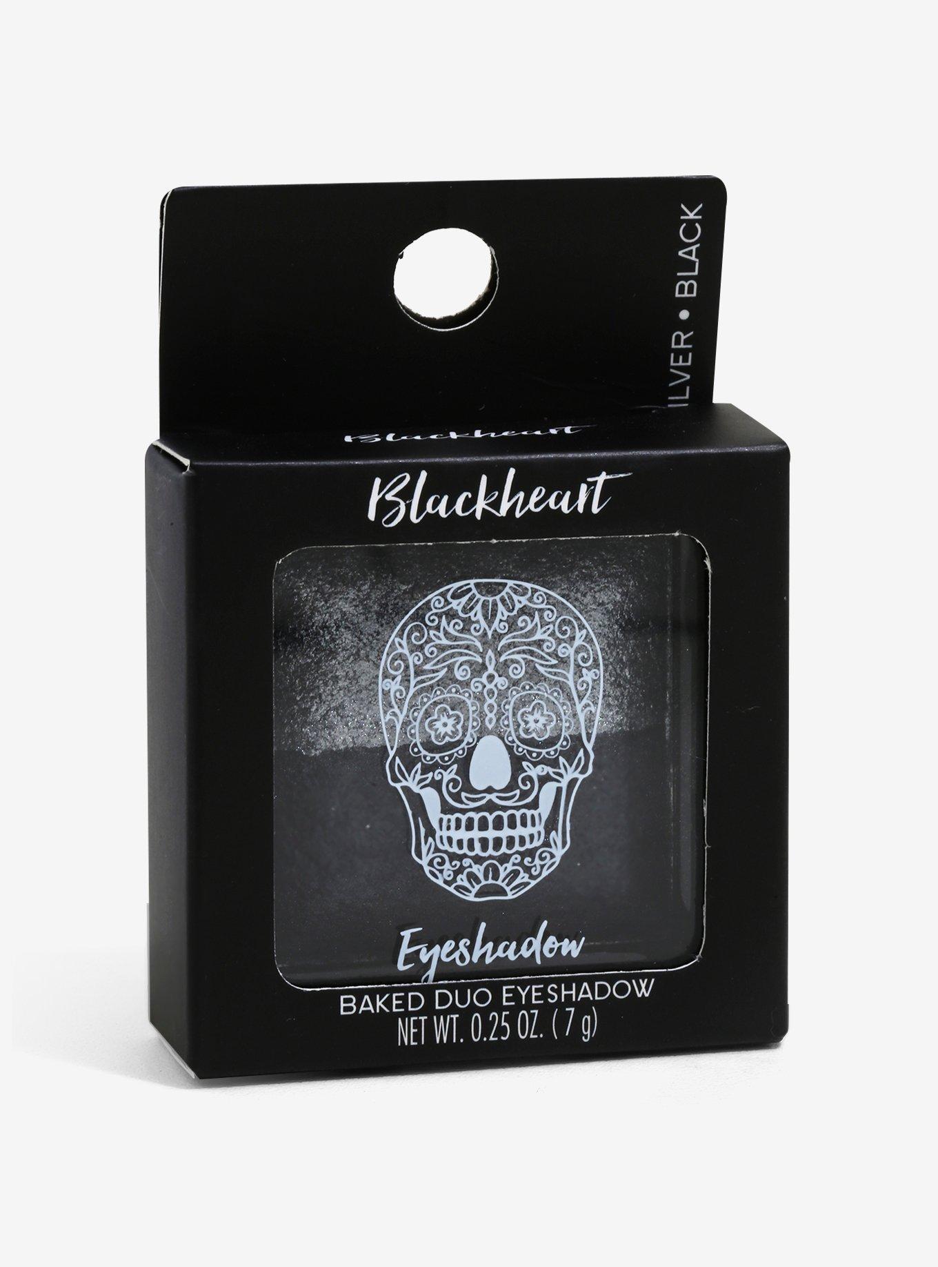 Blackheart Silver & Black Baked Duo Eyeshadow, , alternate