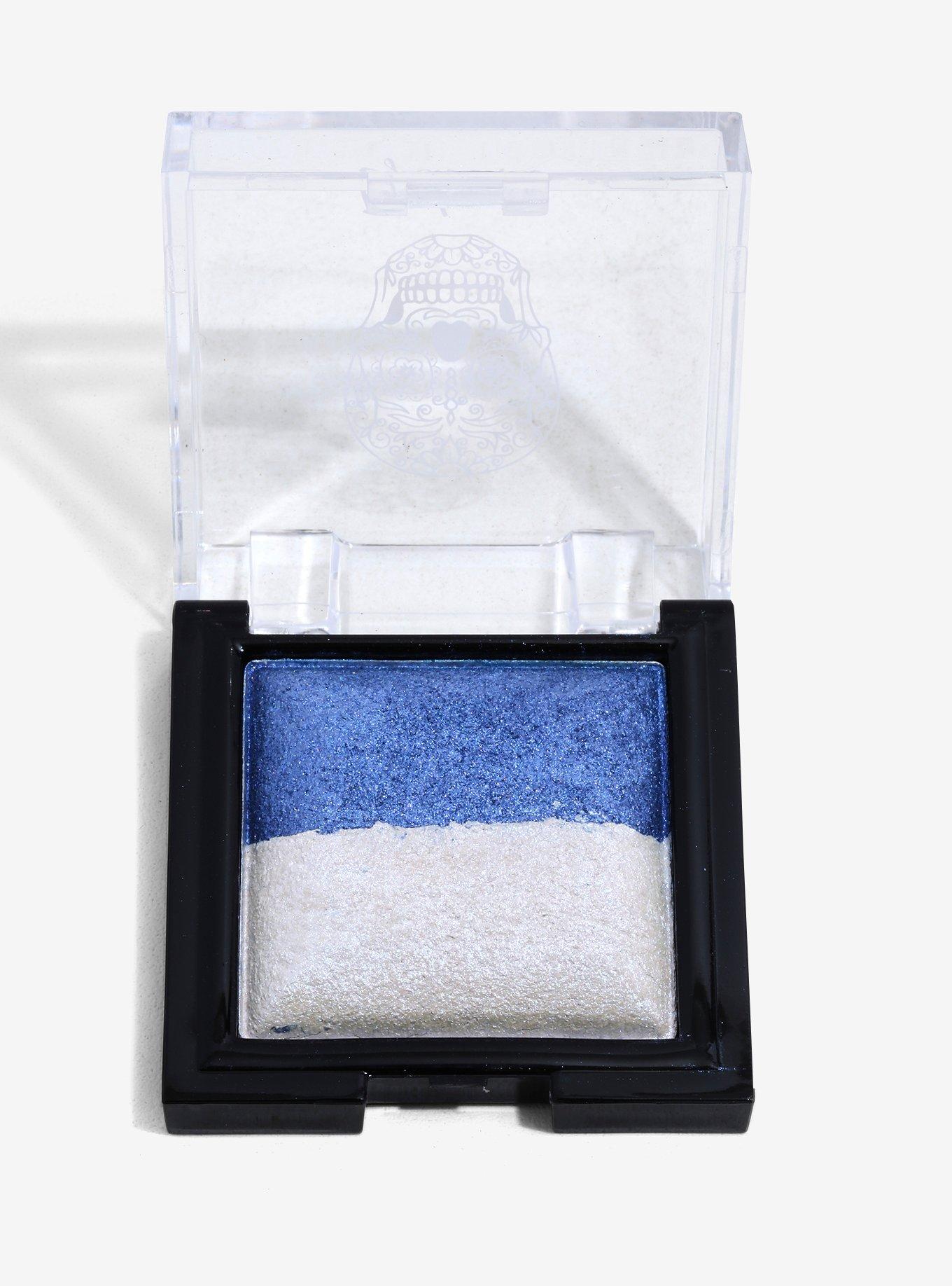 Blackheart Blue & White Iridescent Baked Duo Eyeshadow, , alternate