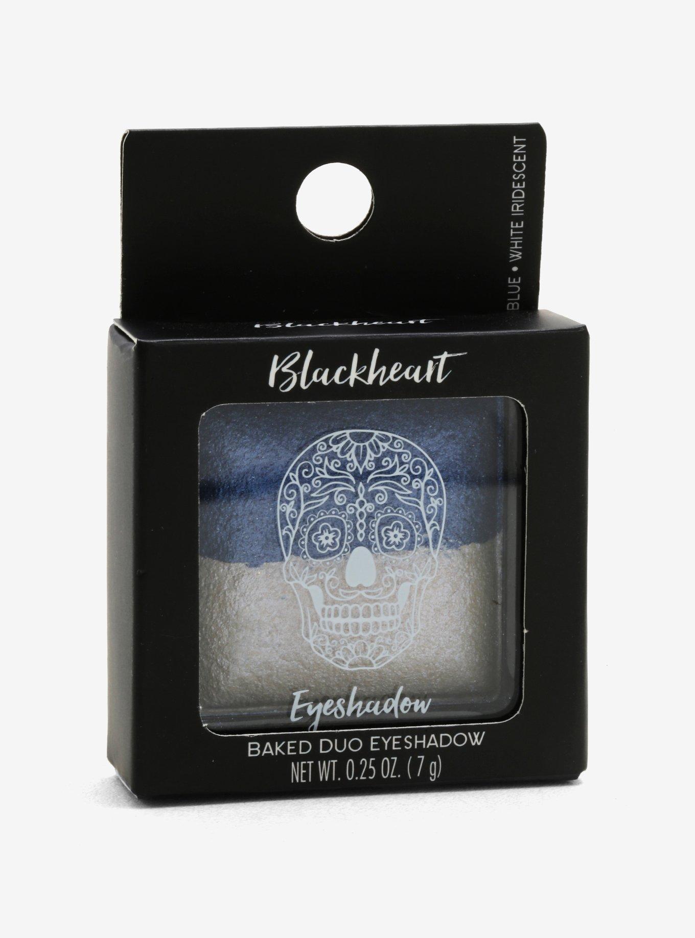 Blackheart Blue & White Iridescent Baked Duo Eyeshadow, , alternate