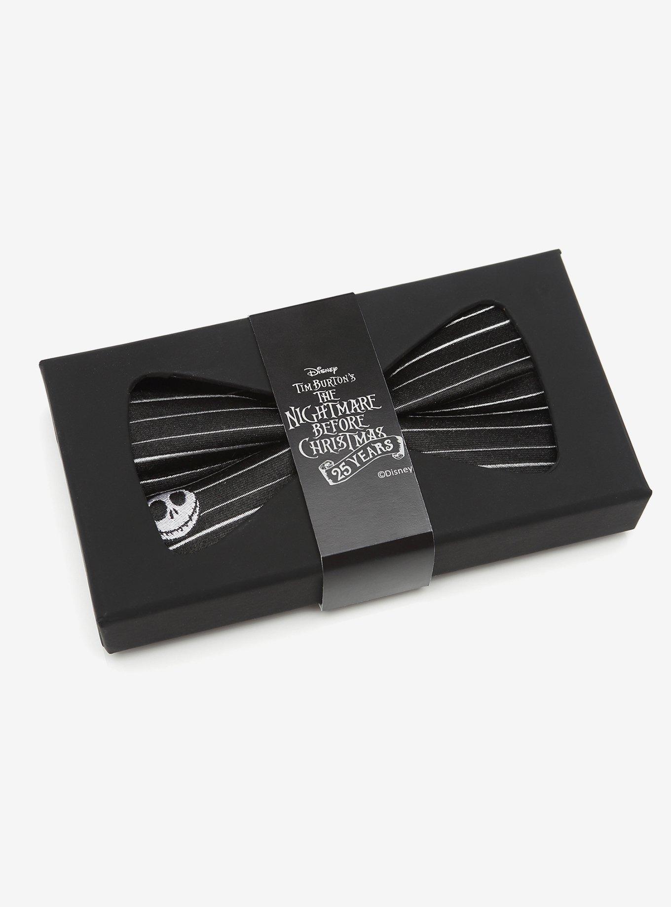 Nightmare Before Christmas Stripe Bow Tie, , alternate
