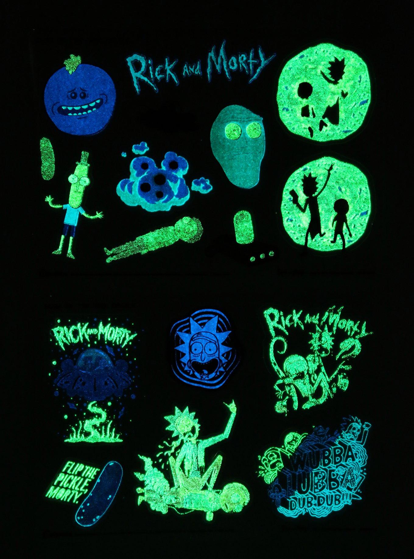 Rick And Morty Gadget Decals, , alternate