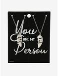 You Are My Person Bestie Necklace Set, , alternate