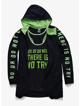 Her Universe Star Wars: The Clone Wars Yoda Quote Zip-Up Hoodie, , hi-res