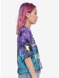 Neon Genesis Evangelion EVA Test Type Unit 01 Tie-Dye Girls Crop T-Shirt, MULTI, alternate
