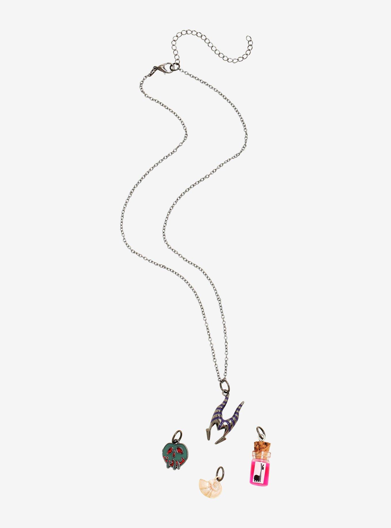 Disney Villains Glow-in-the-Dark Interchangeable Charm Necklace, , alternate
