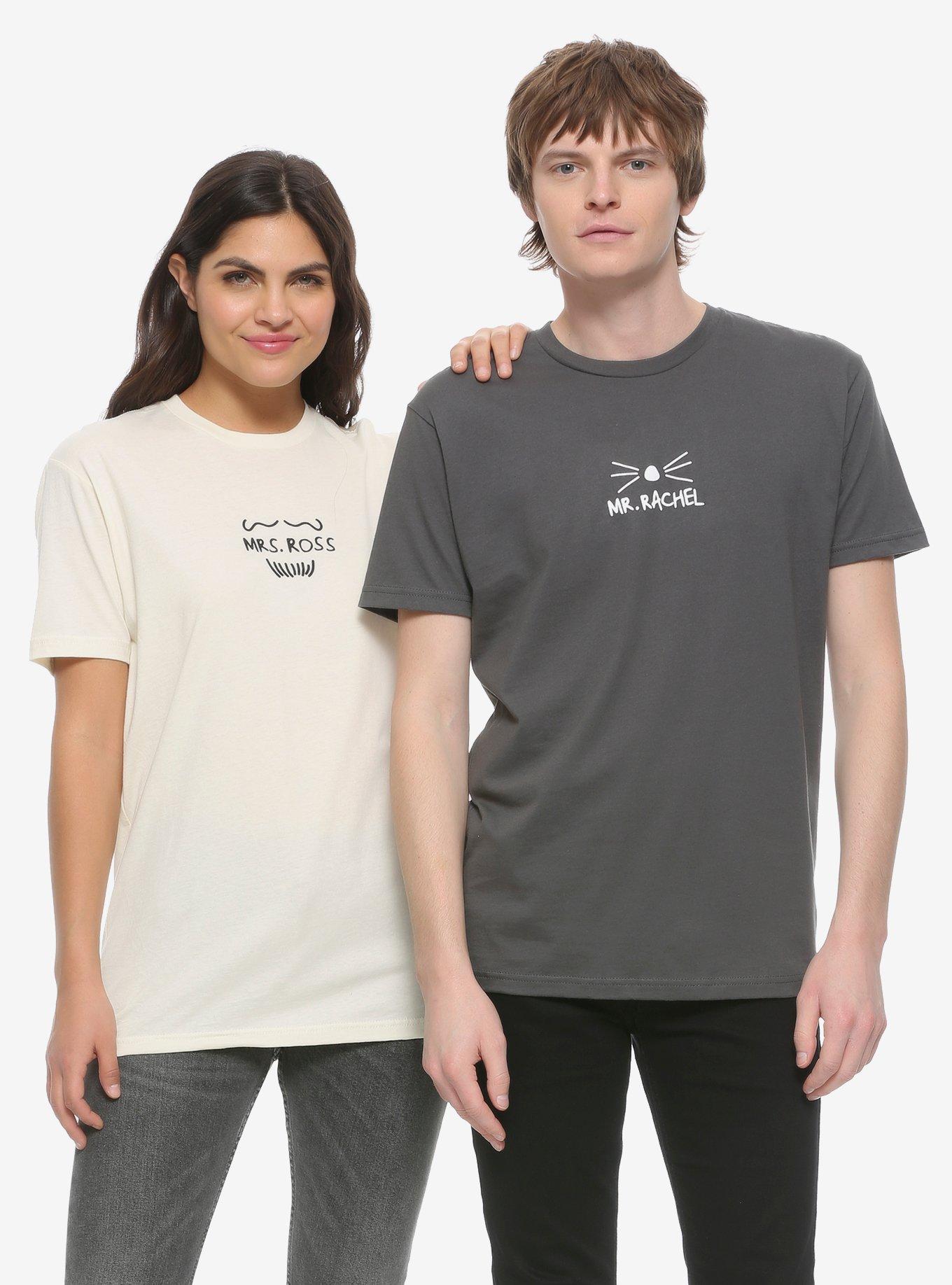 Friends Mr. Rachel Couples T-Shirt - BoxLunch Exclusive, GREY, alternate