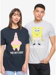 SpongeBob SquarePants SpongeBob You Do Care Couples T-Shirt - BoxLunch Exclusive, GREY, alternate