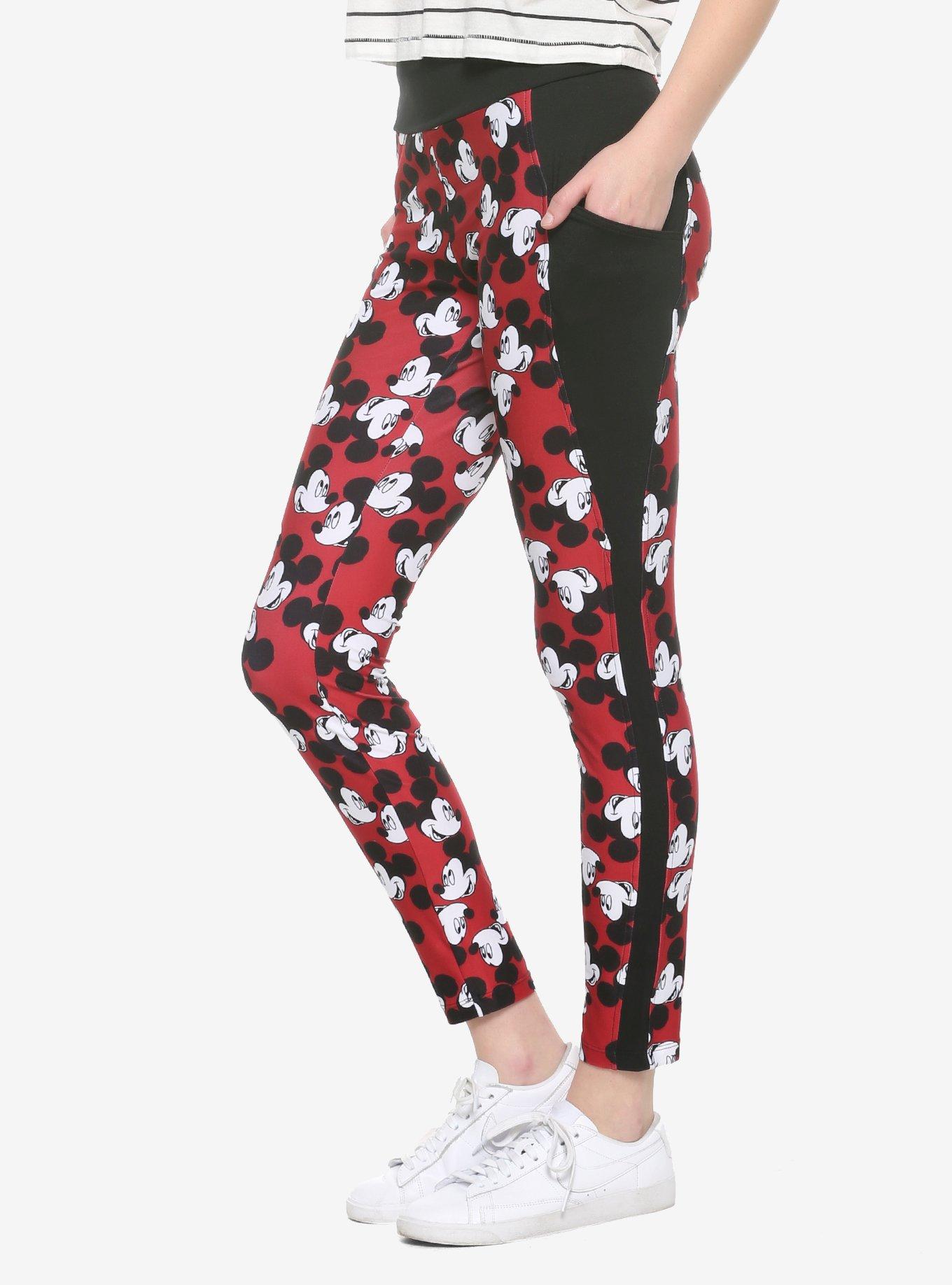 Disney Mickey Mouse Pocket Panel Leggings, MULTI, alternate