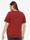 Harry Potter Burgundy Muggles Crisscross T-Shirt Plus Size, MULTI, alternate