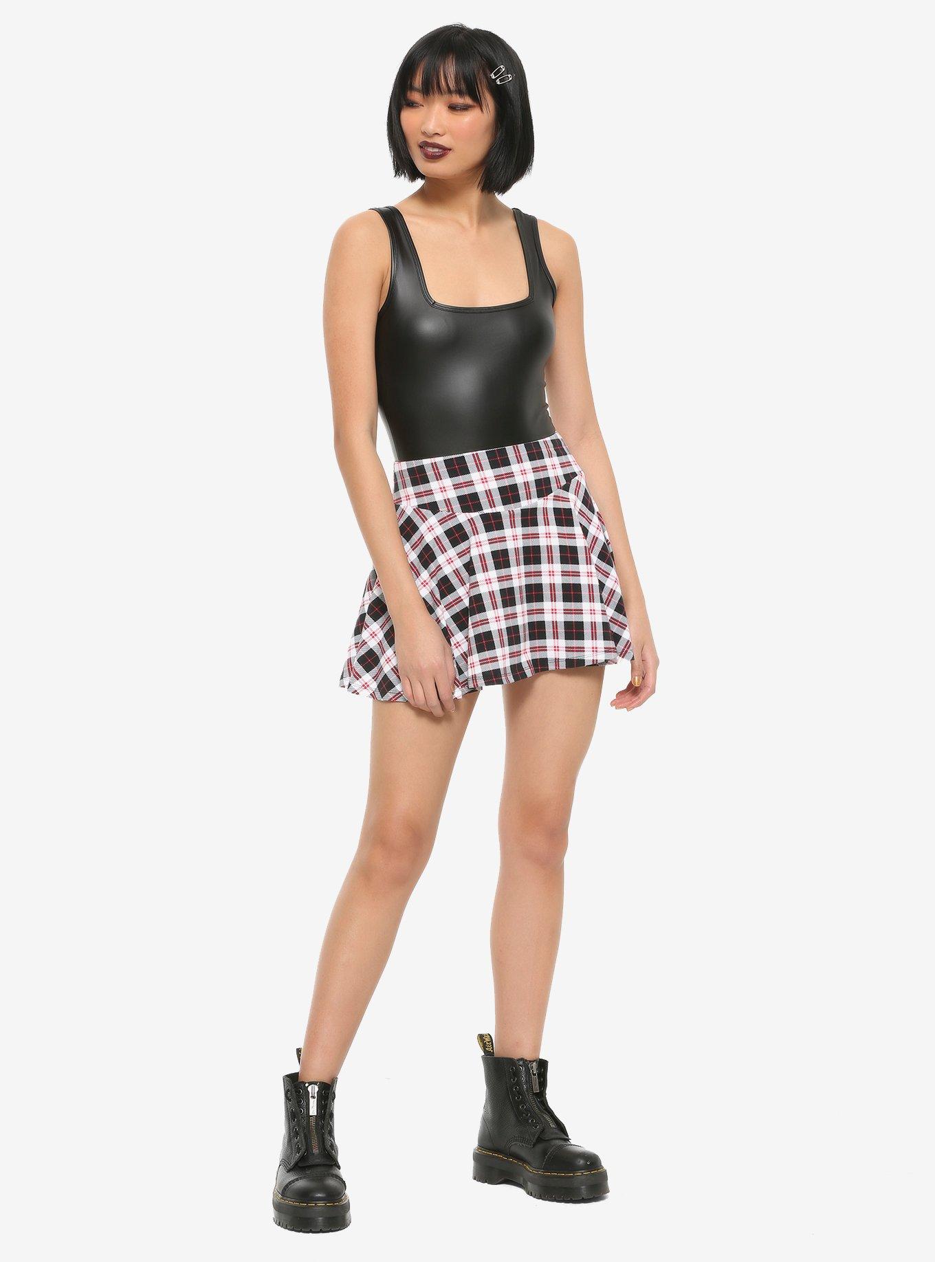 Plaid Mini Skort, PLAID - MULTI, alternate