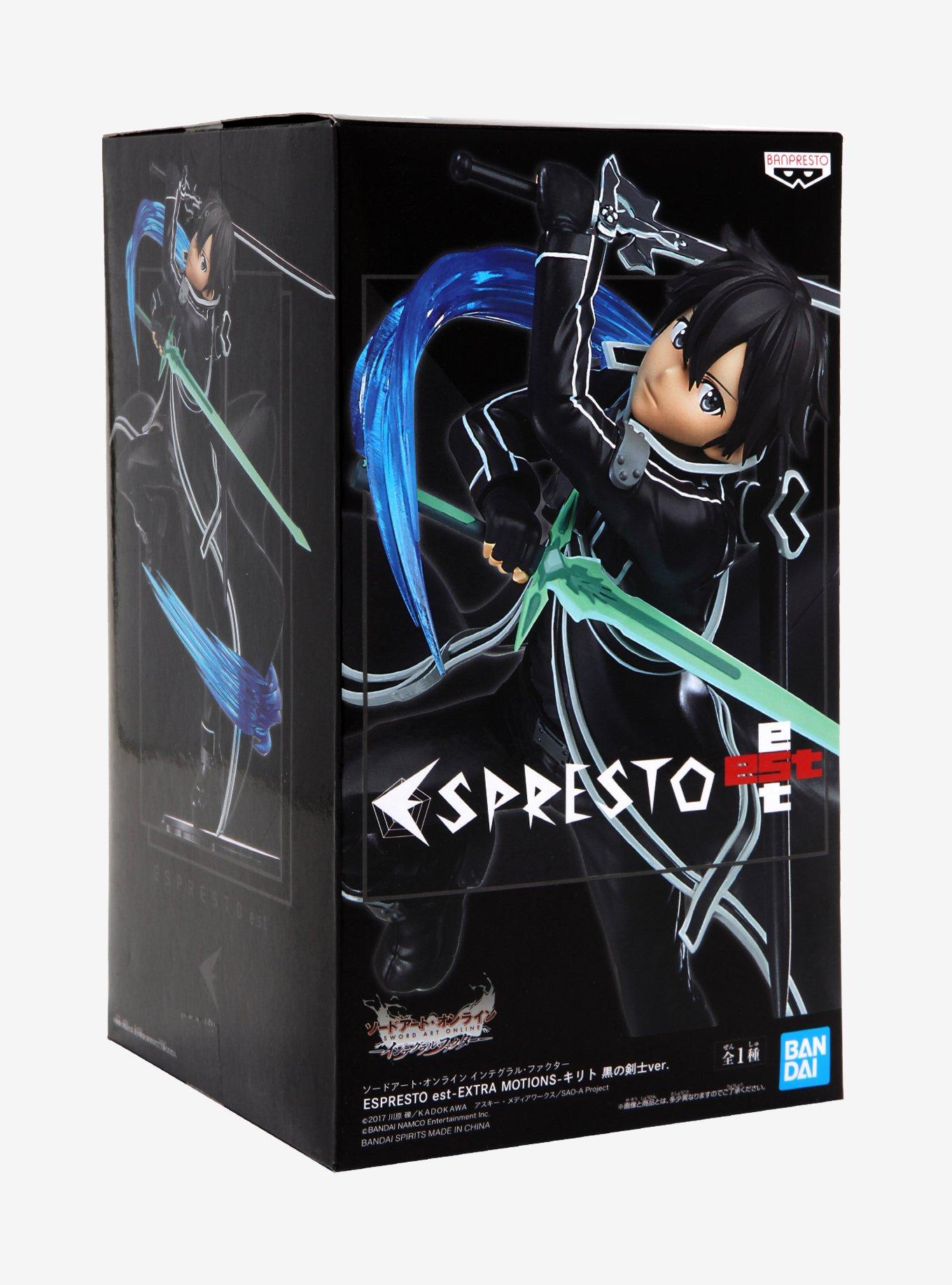 Banpresto Sword Art Online: Integral Factor Espresto Est Extra Motions Kirito Figure, , alternate