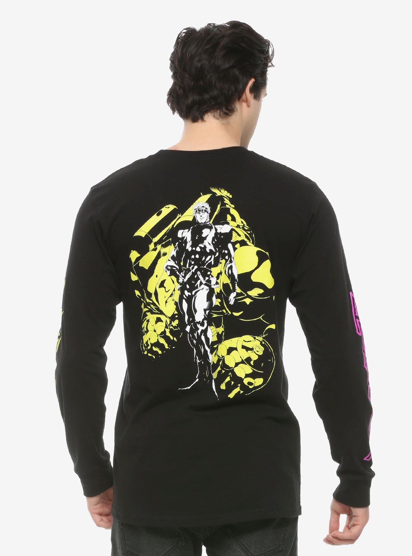 JoJo's Bizarre Adventure Jotaro & Dio Long-Sleeve T-Shirt, BLACK, alternate