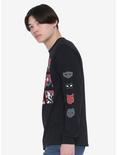 Persona 5 Character Squares Long-Sleeve T-Shirt, BLACK, alternate
