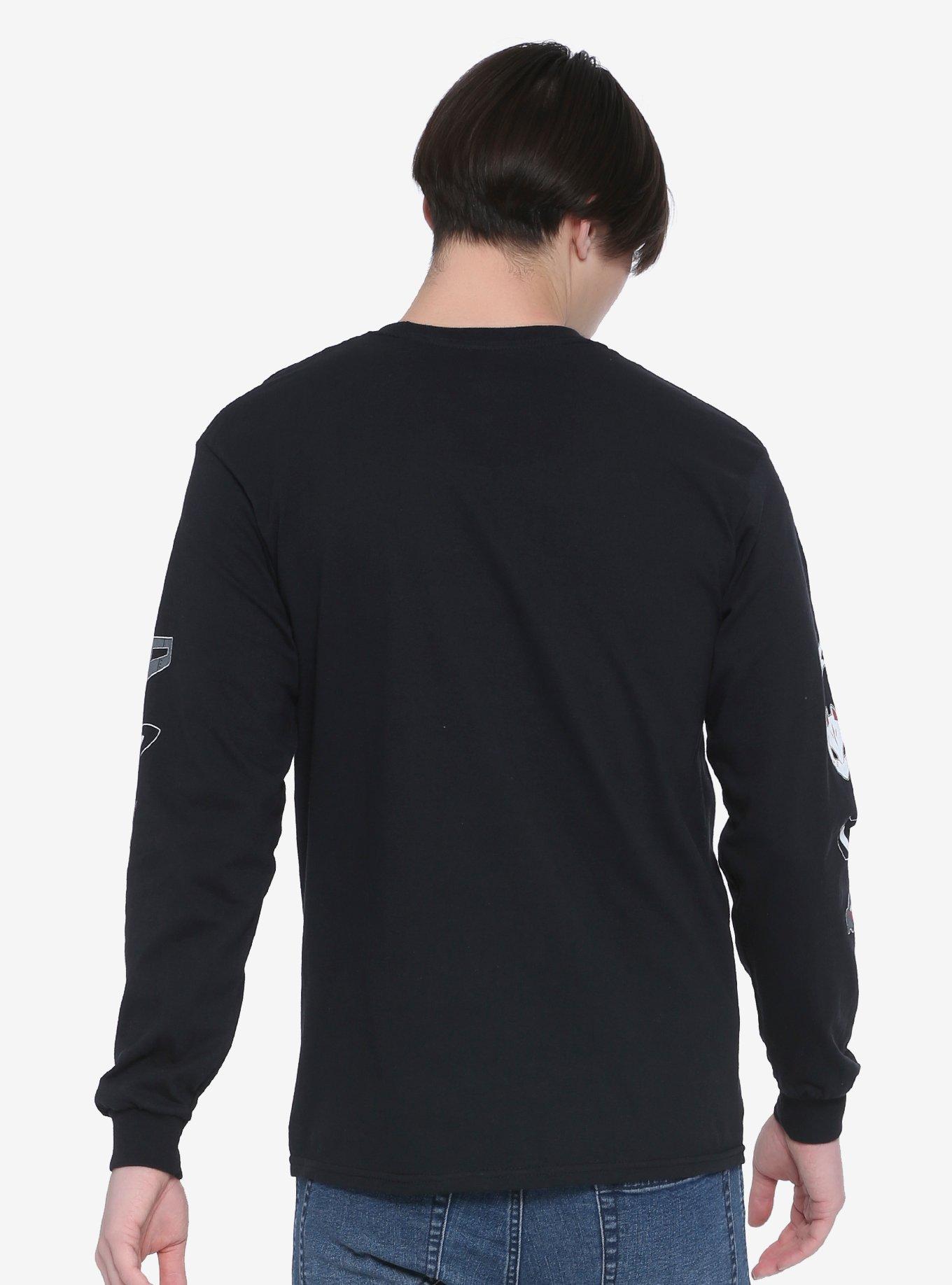 Persona 5 Character Squares Long-Sleeve T-Shirt, BLACK, alternate