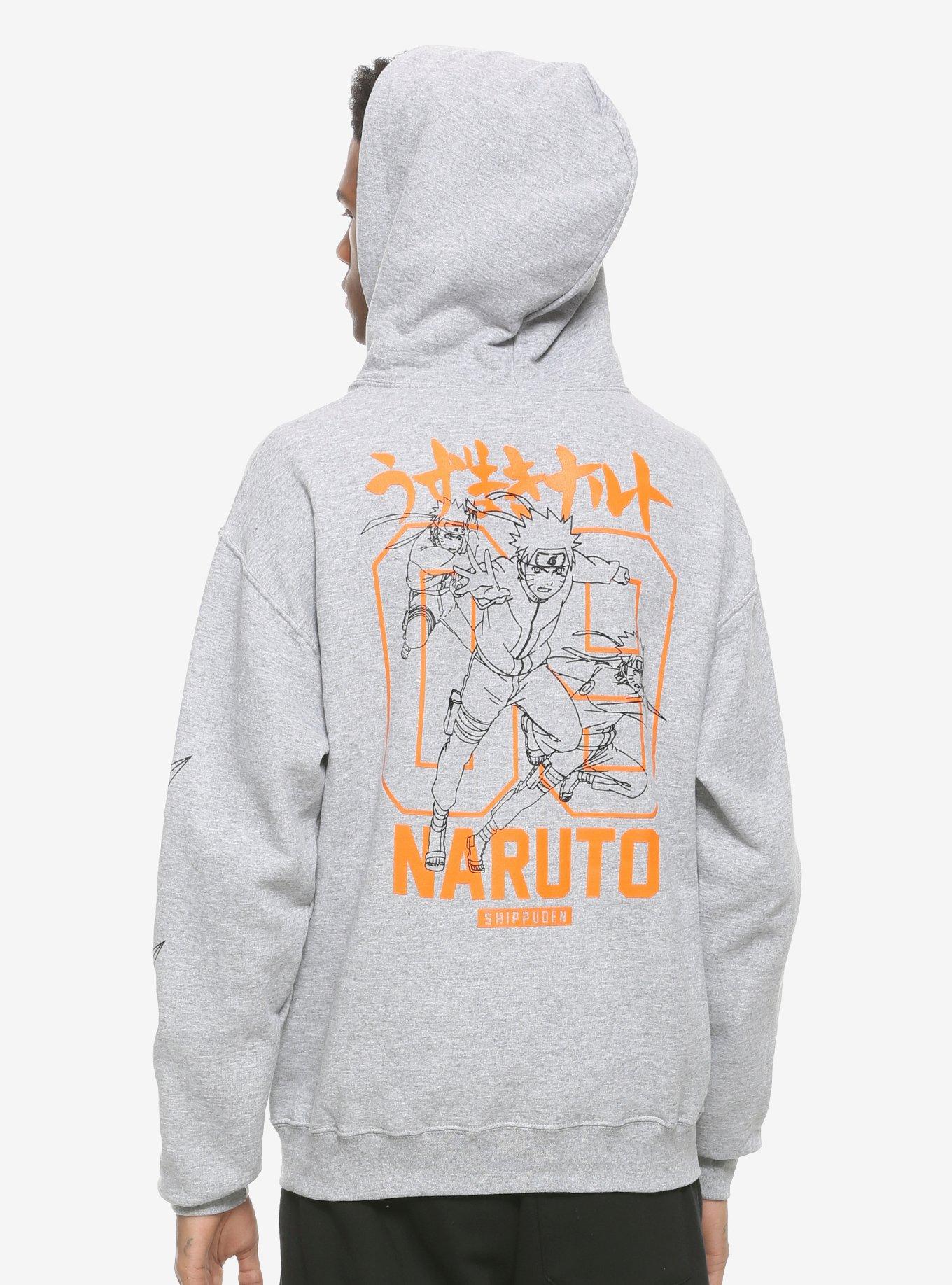 Naruto Shippuden Hidden Leaf Village Hoodie, BLACK, alternate