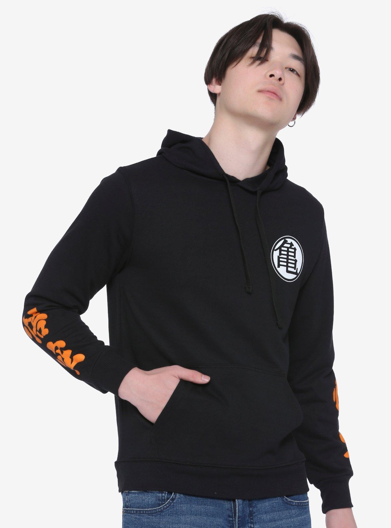 Dragon Ball Z Goku Fighting Stance Hoodie, BLACK, alternate