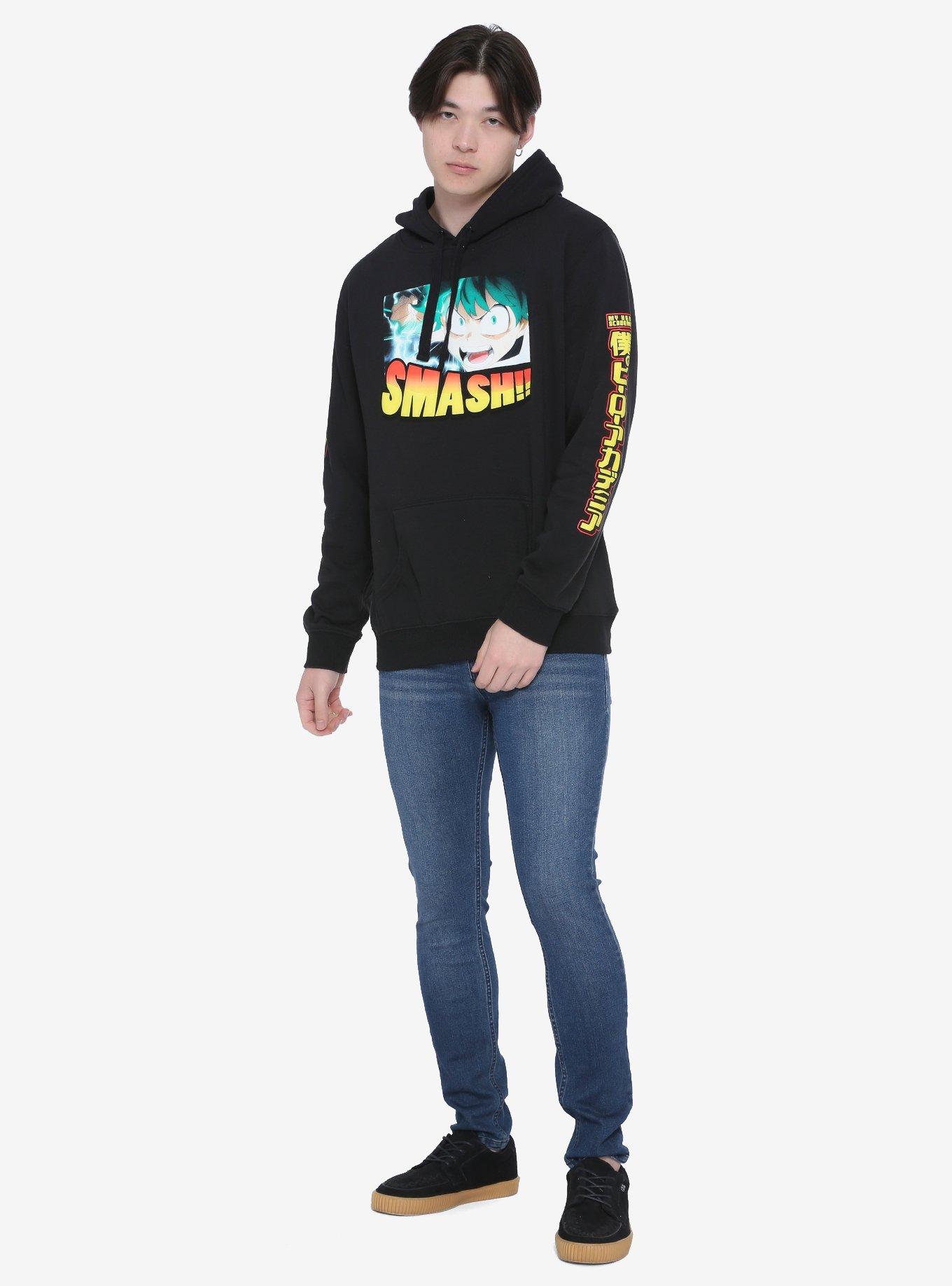 Deku hoodie hot store topic