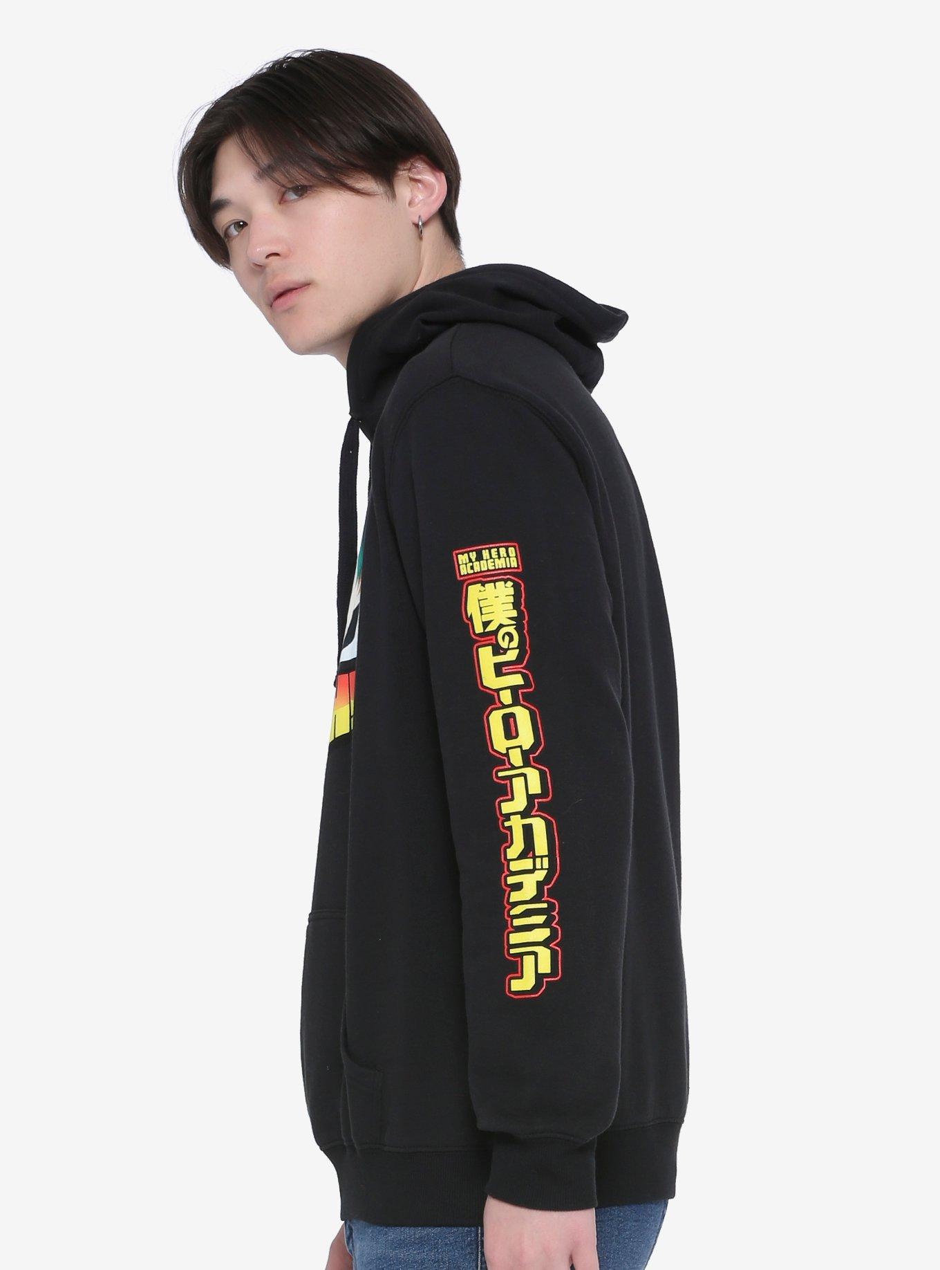 My Hero Academia Deku Smash!! Hoodie, BLACK, alternate