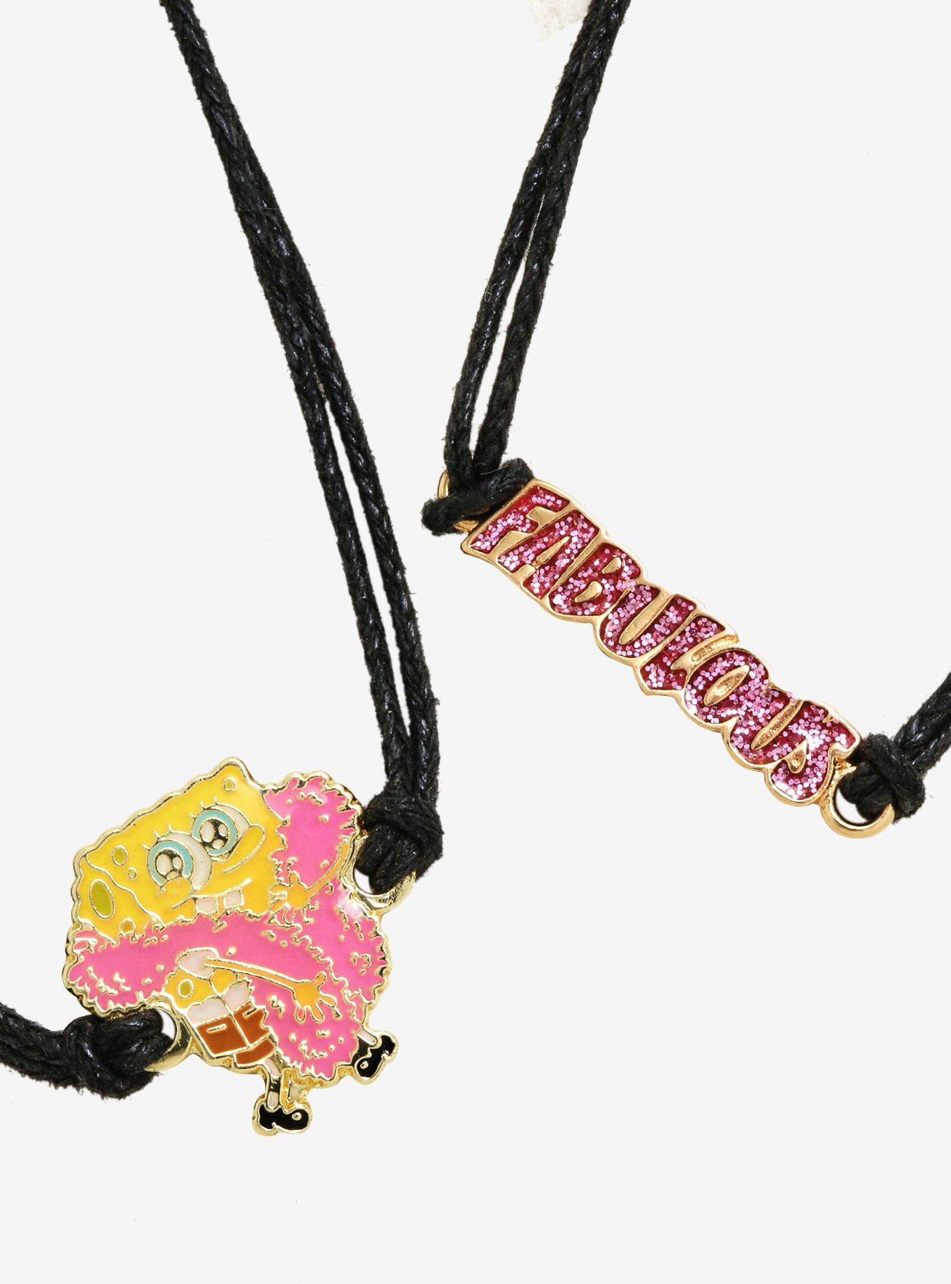 SpongeBob SquarePants Fabulous Cord Bracelet Set, , alternate