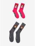 Star Wars Han & Leia I Love You Couples Crew Socks - BoxLunch Exclusive, , alternate