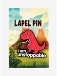 T-Rex Unstoppable Enamel Pin, , alternate