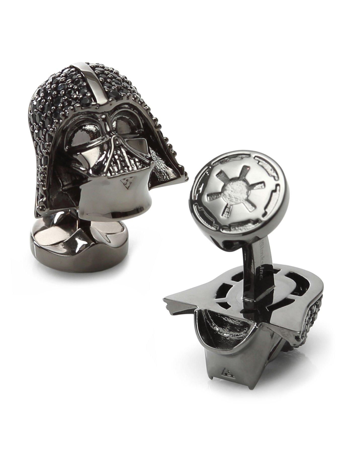 Star Wars Darth Vader Crystal Helmet Cufflinks