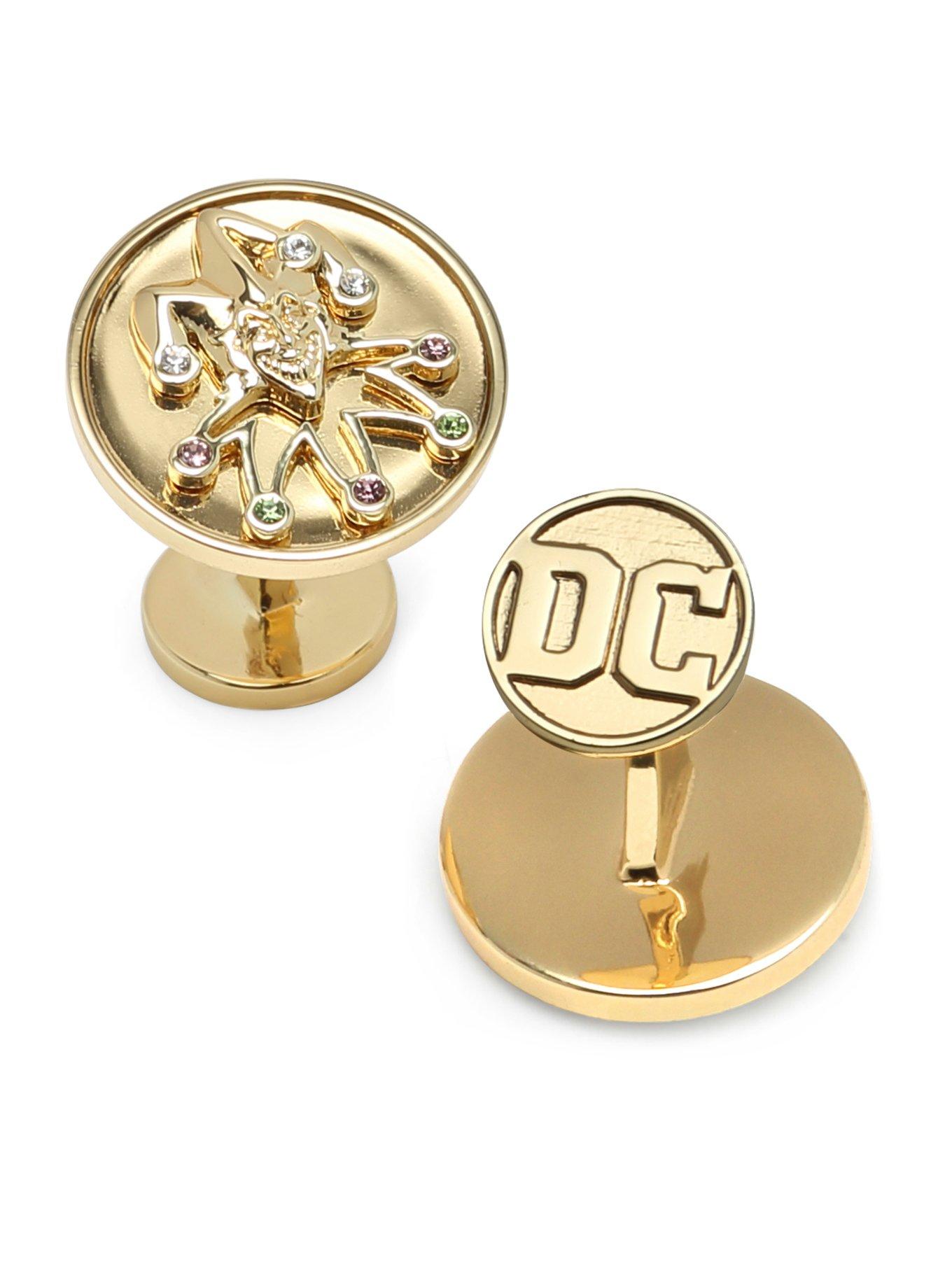 DC Comics Joker Gold Cufflinks, , hi-res