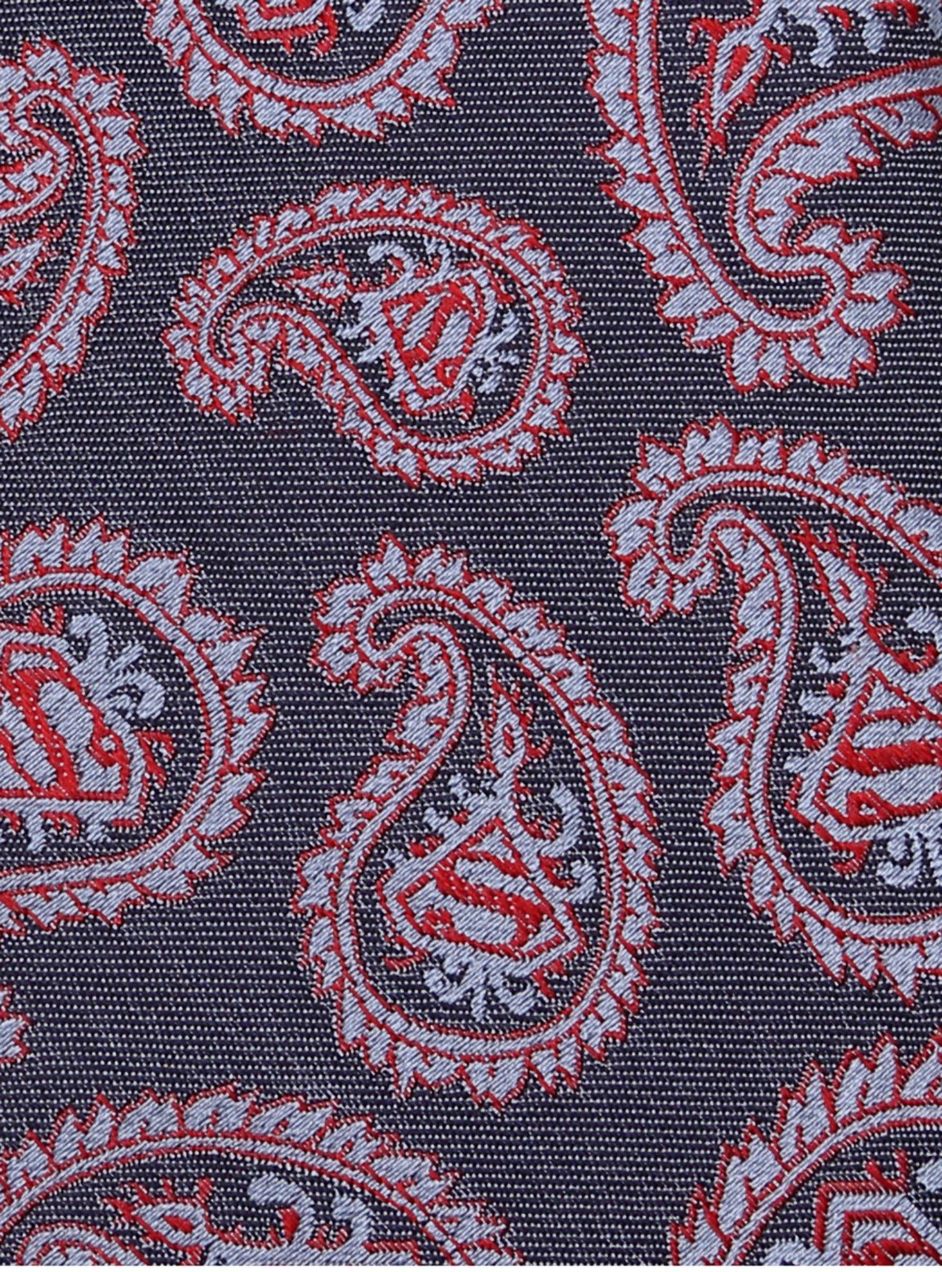 DC Comics Superman Red and Blue Paisley Tie, , hi-res