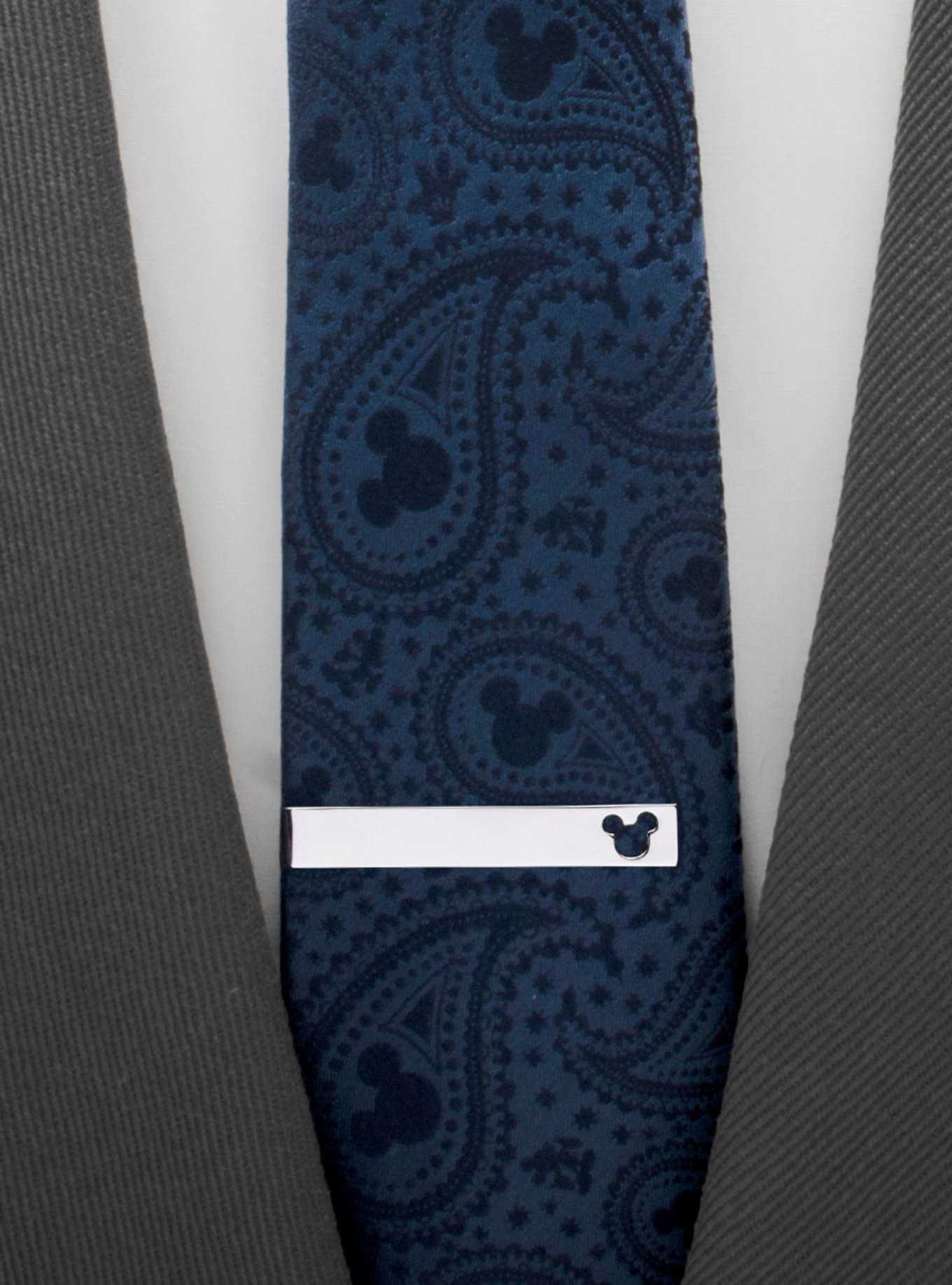 Disney Mickey Mouse Cut Out Tie Bar, , hi-res