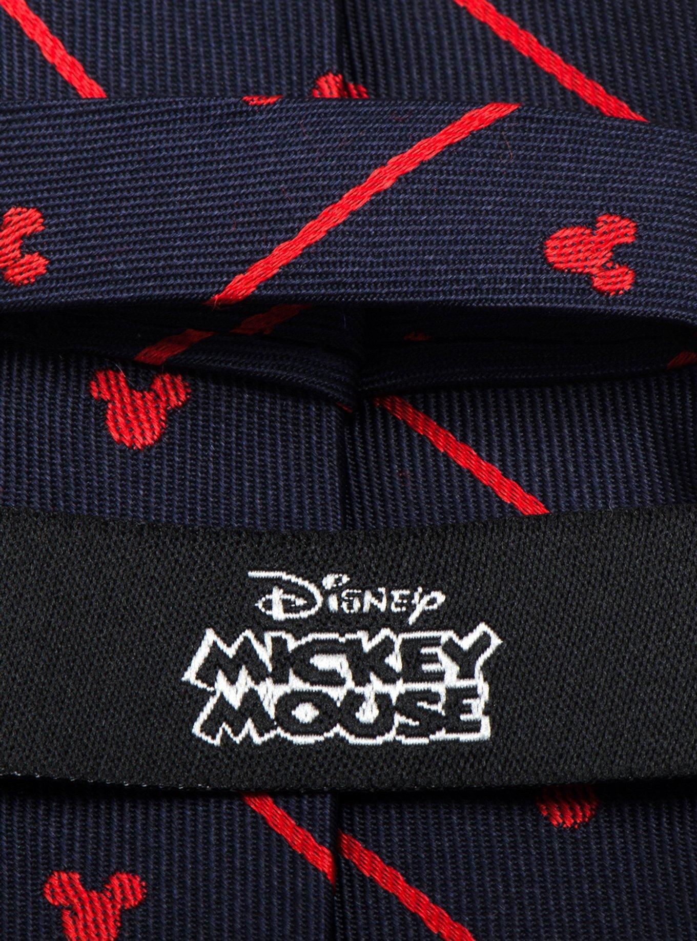 Disney Mickey Mouse Navy Pinstripe Tie