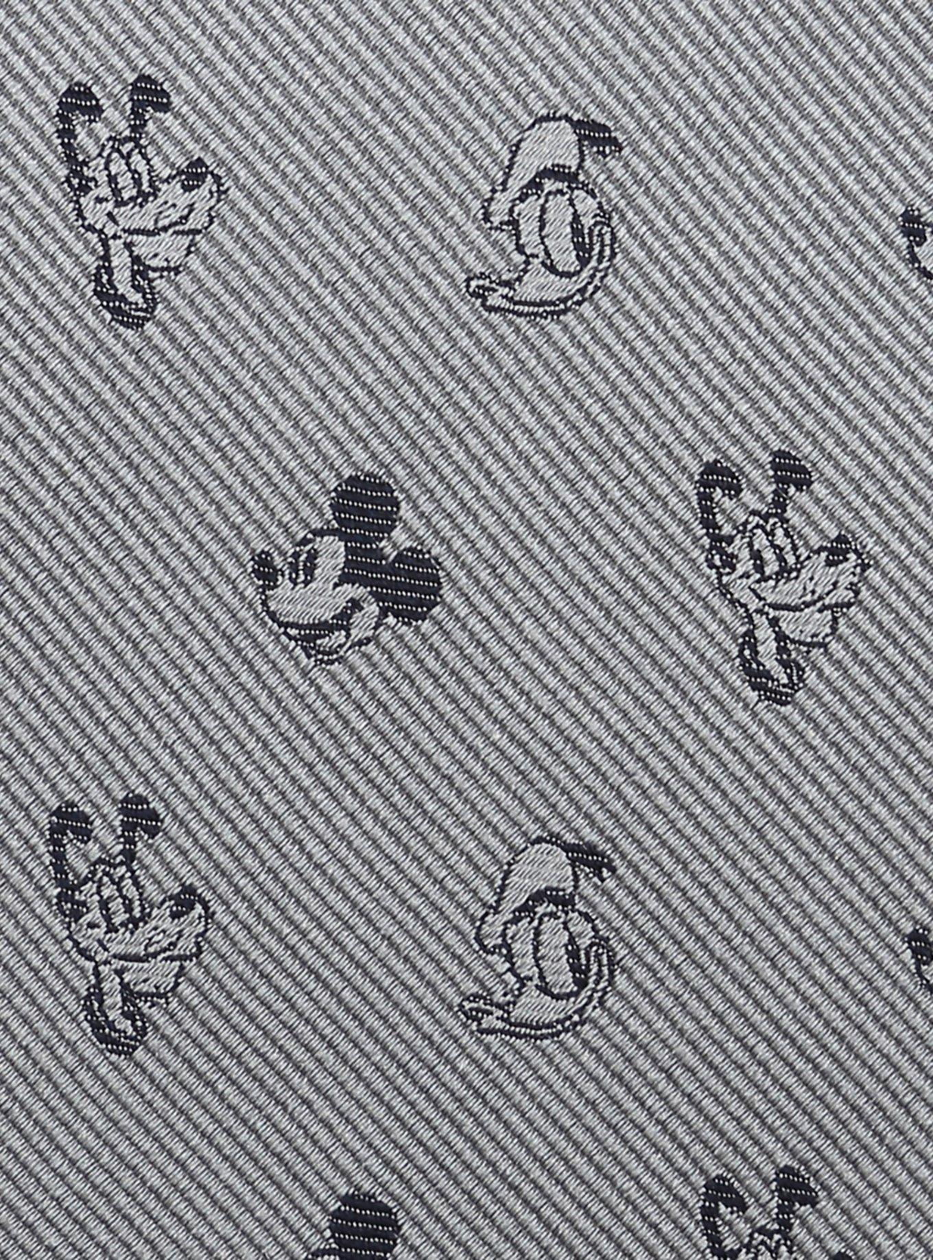 Disney Mickey and Friends Gray Tie, , alternate