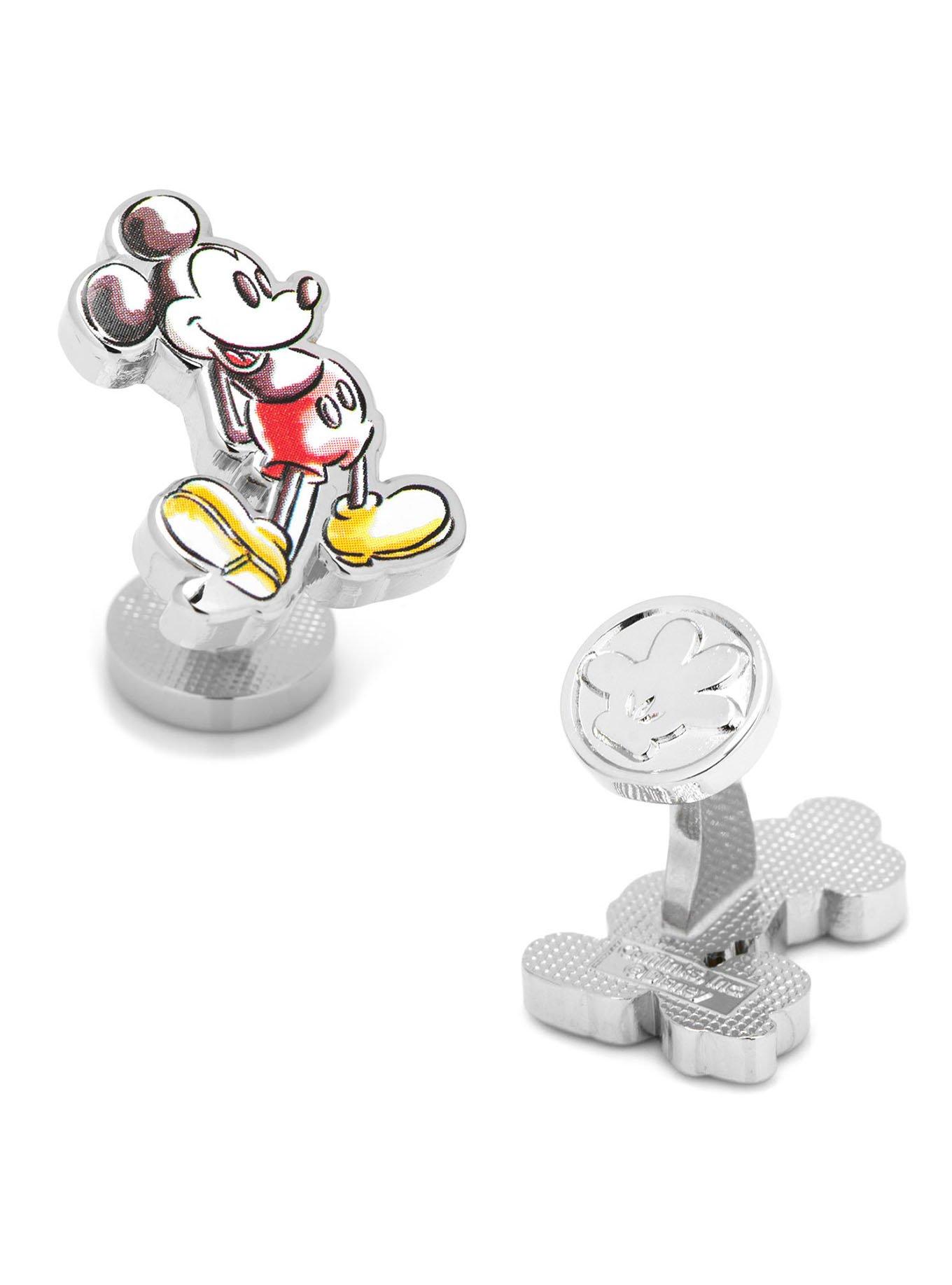 Disney Watercolor Mickey Mouse Cufflinks, , alternate