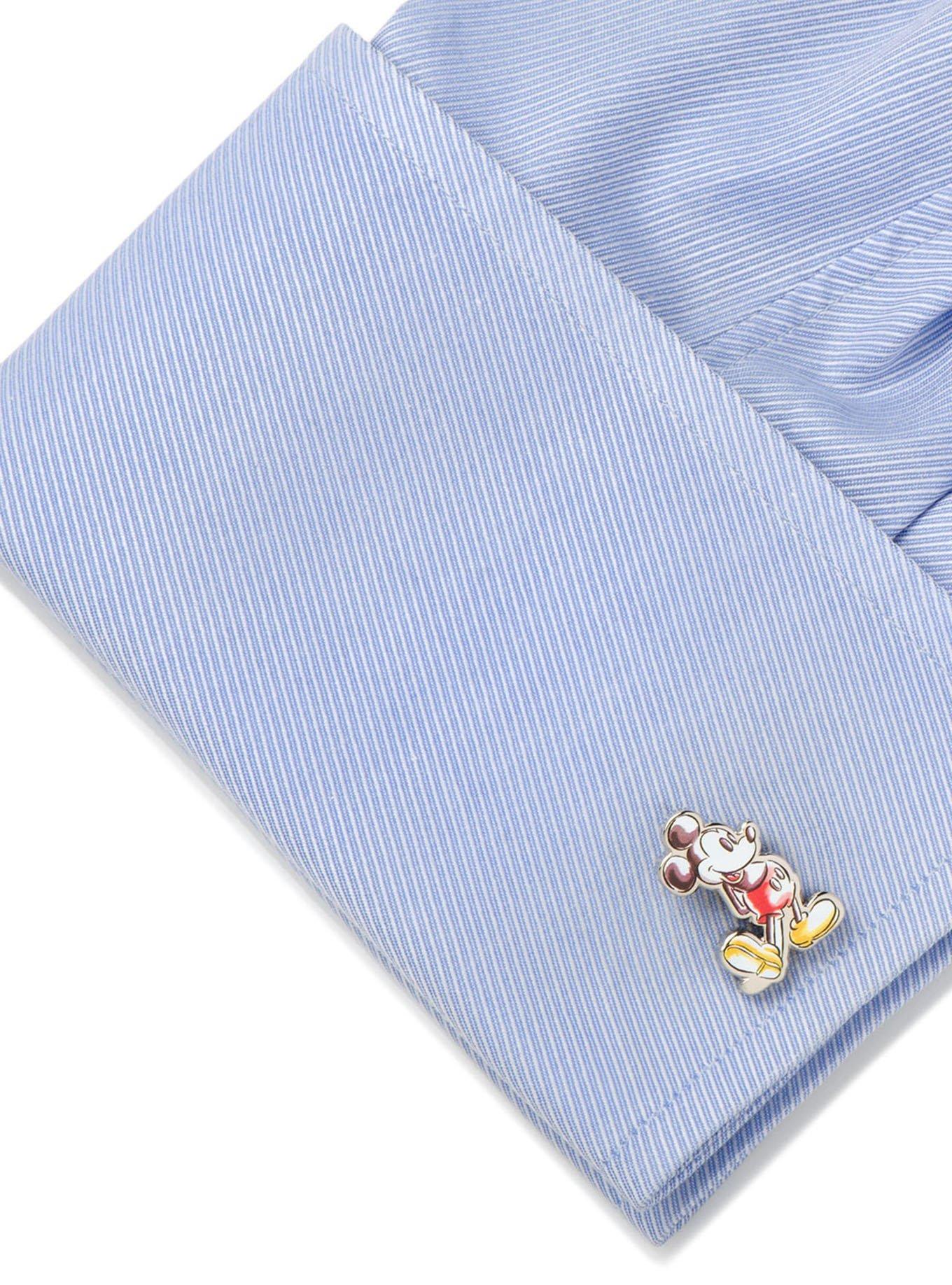 Disney Watercolor Mickey Mouse Cufflinks, , alternate