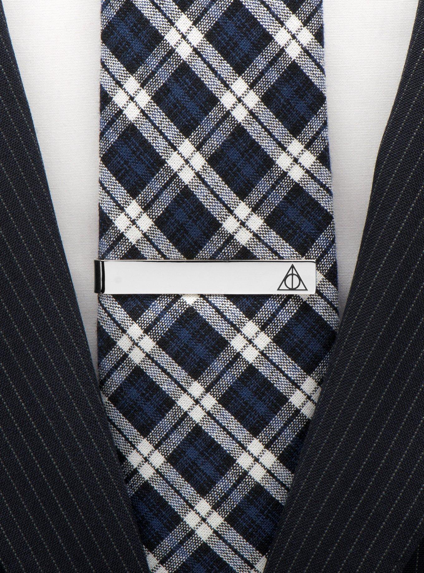 Harry Potter Deathly Hallows "Always" Hidden Message Tie Bar, , alternate