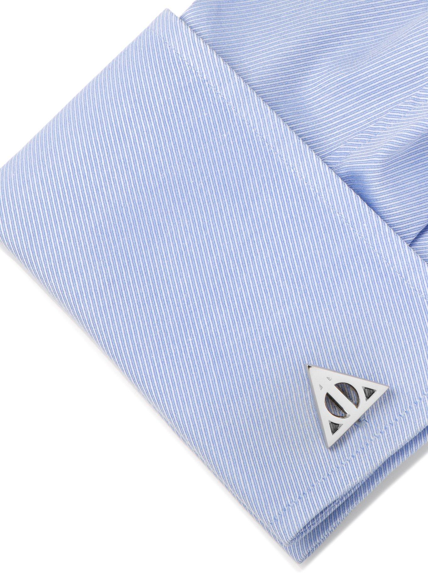 Harry Potter Deathly Hallows Silver Cufflinks, , alternate