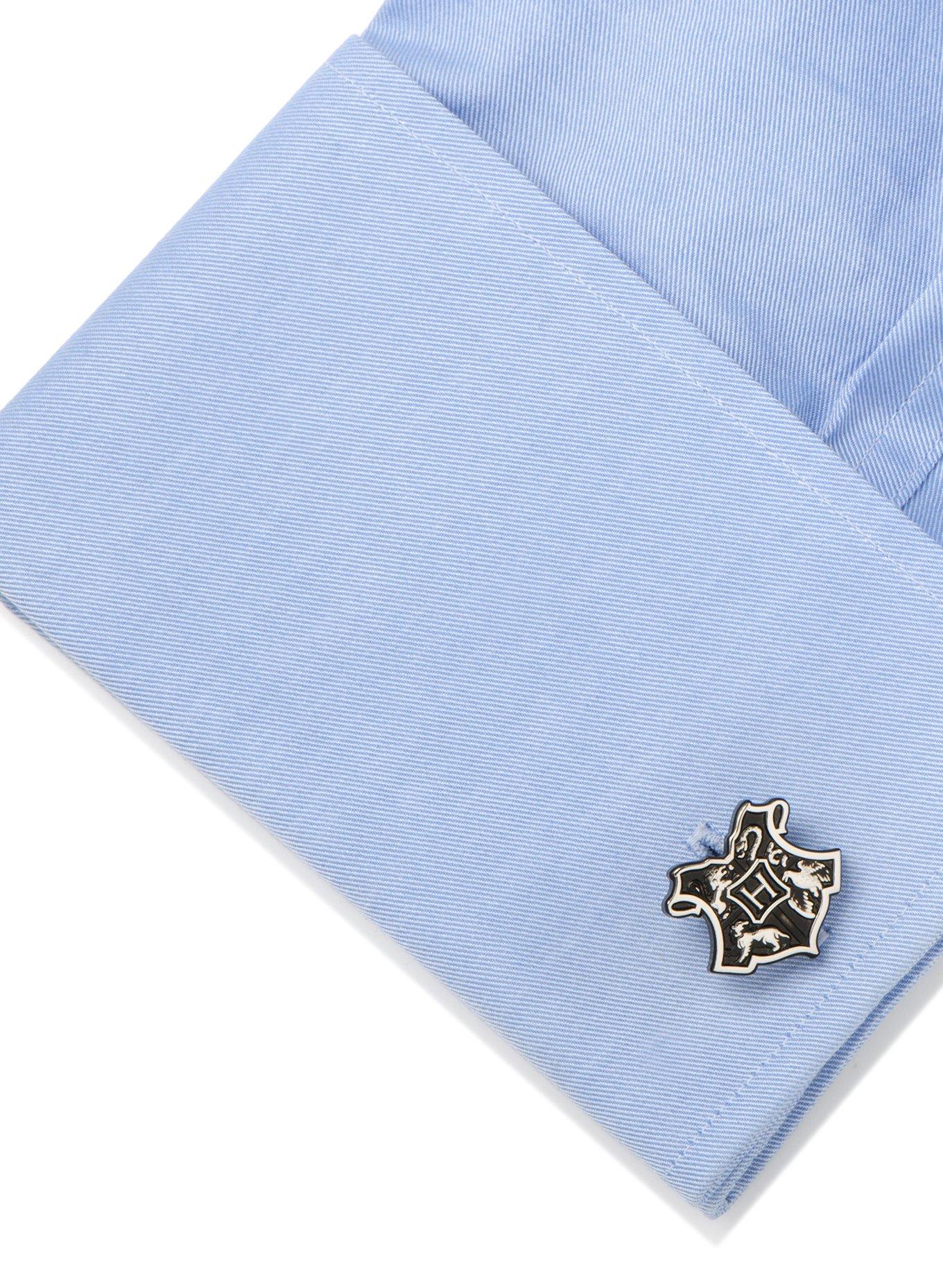 Harry Potter Hogwarts Crest 3D Cufflinks, , alternate