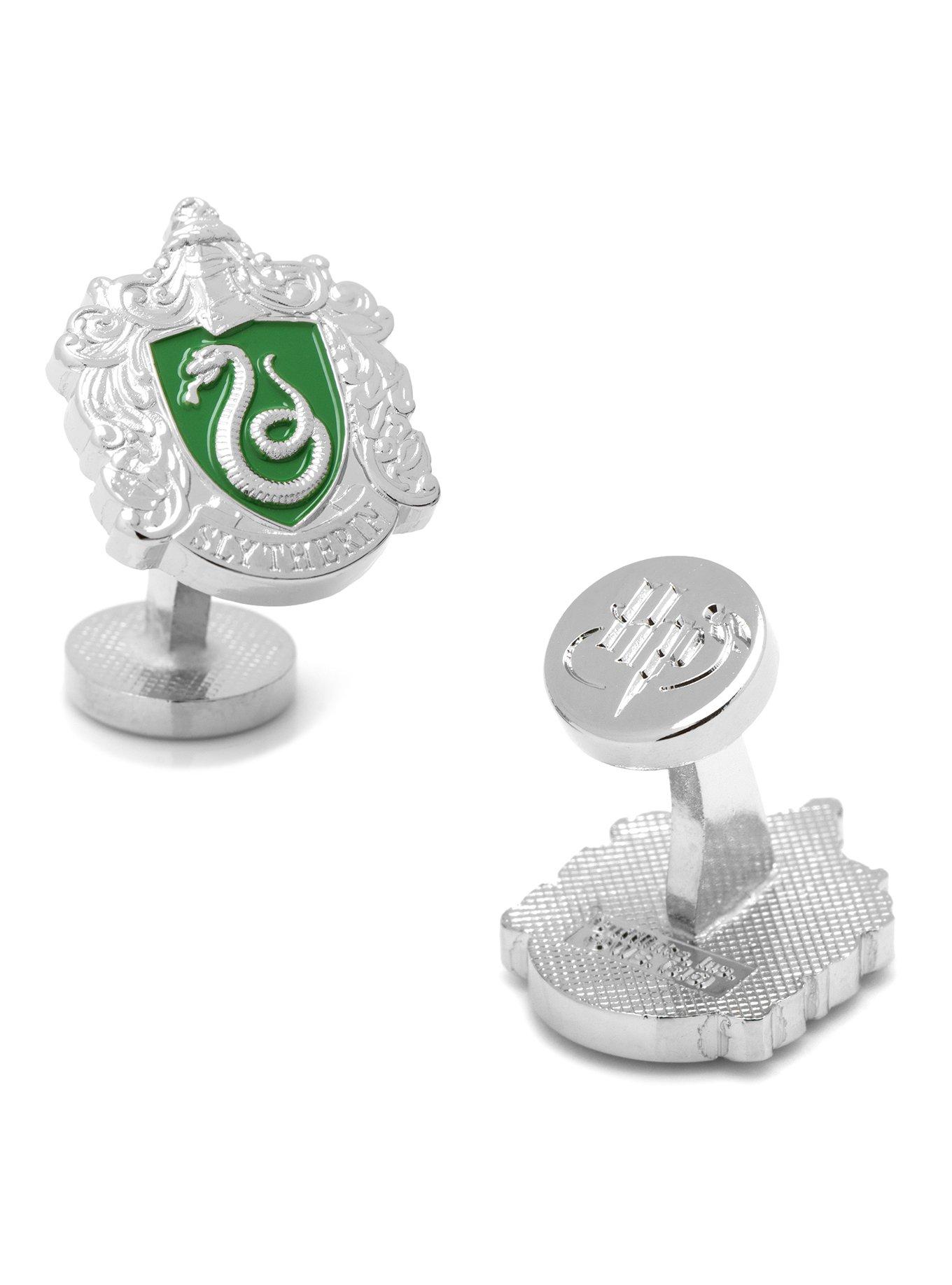 Harry Potter Slytherin Crest Cufflinks, , hi-res