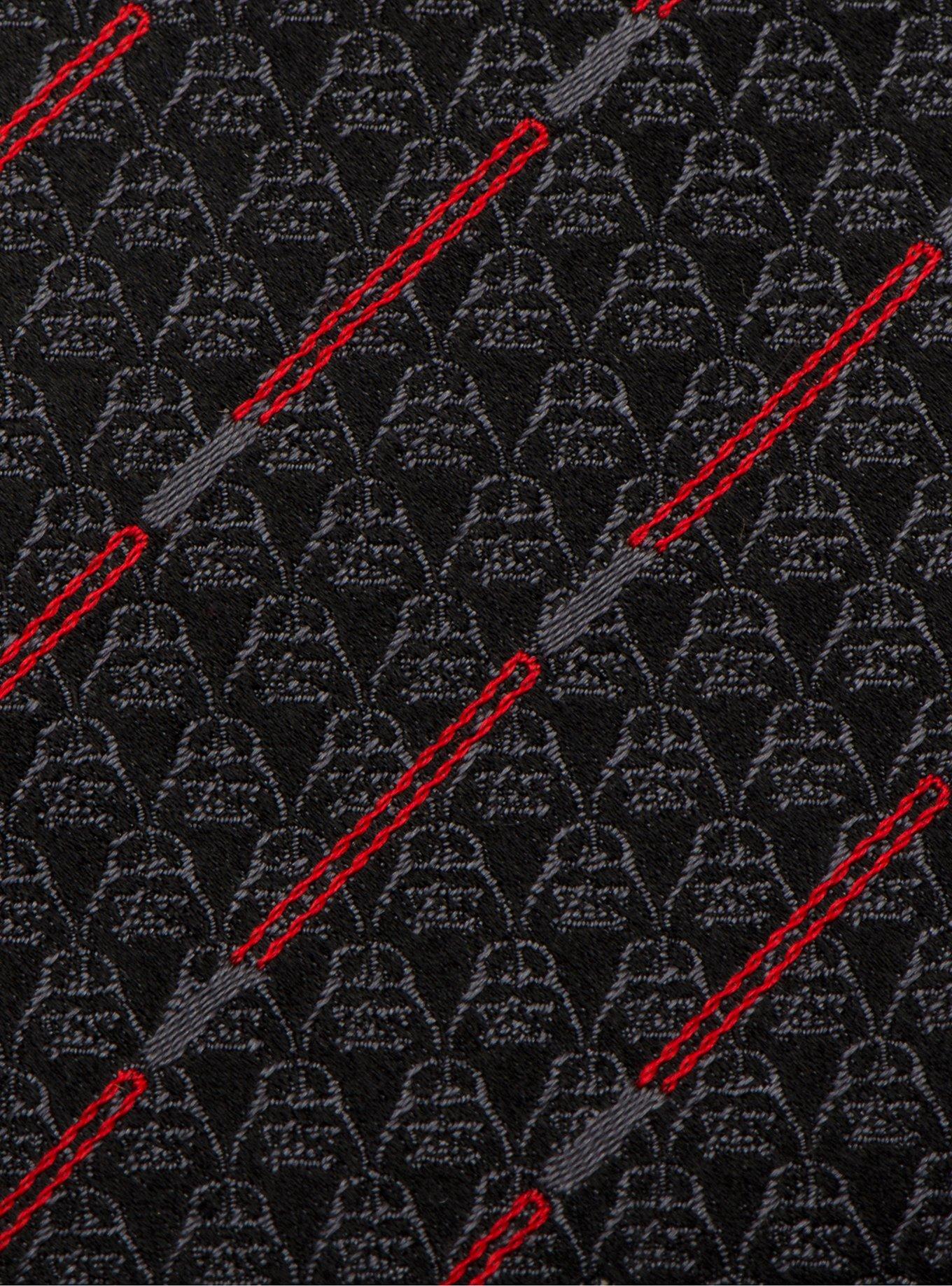 Star Wars Darth Vader Black Lightsaber Stripe Tie, , alternate