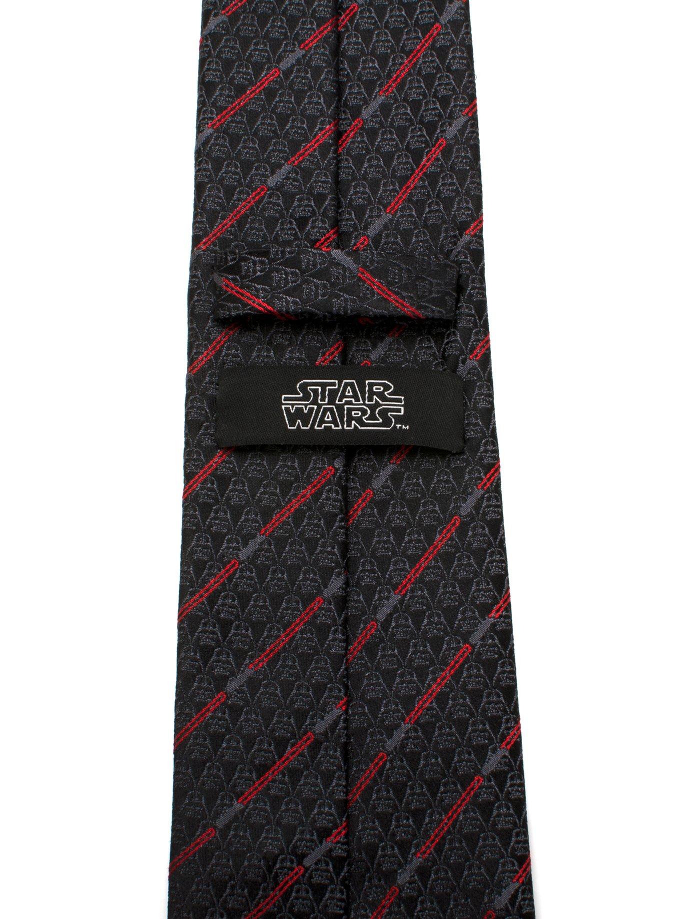 Star Wars Darth Vader Black Lightsaber Stripe Tie