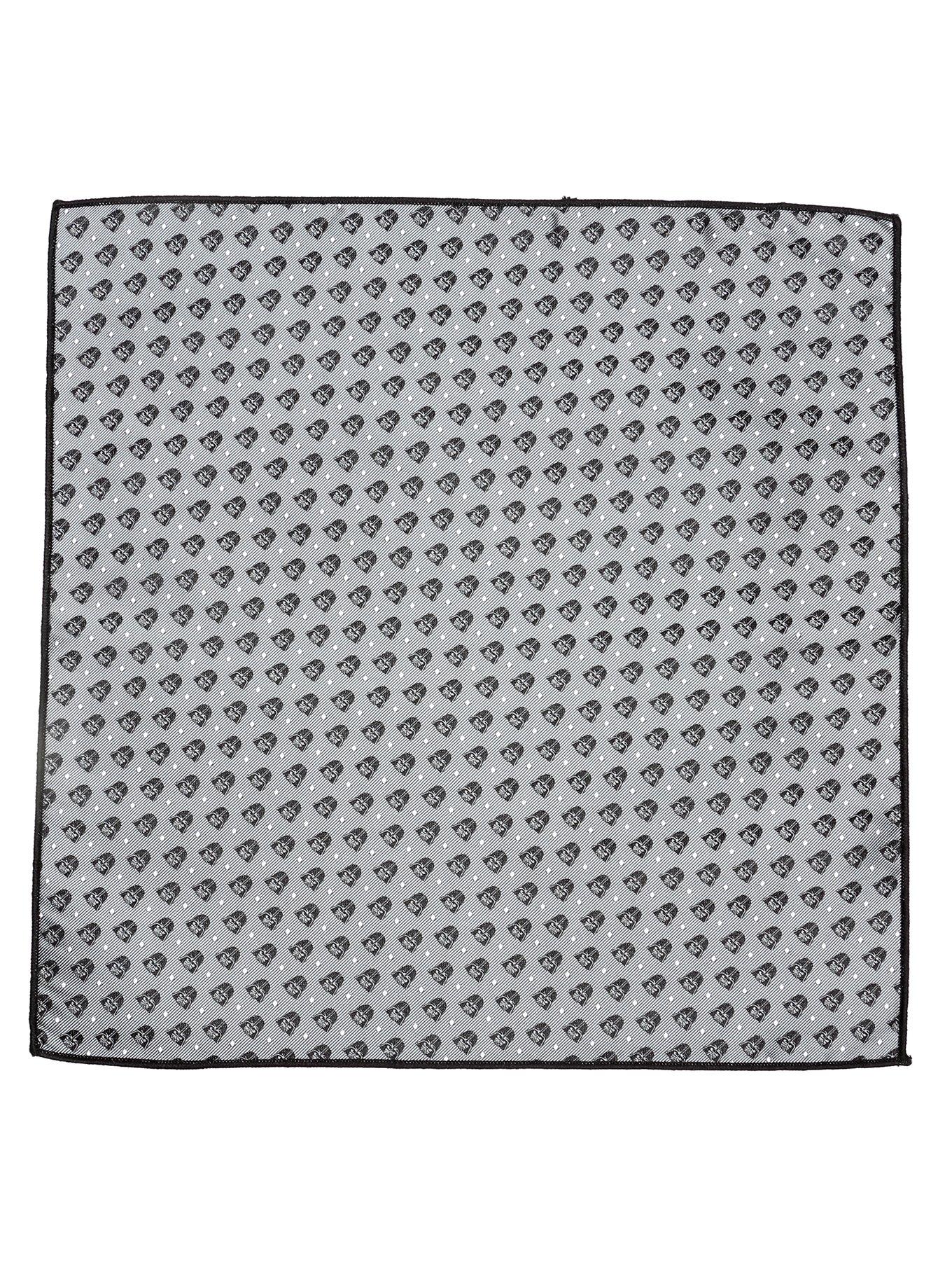 Star Wars Darth Vader Gray Dot Pocket Square, , alternate