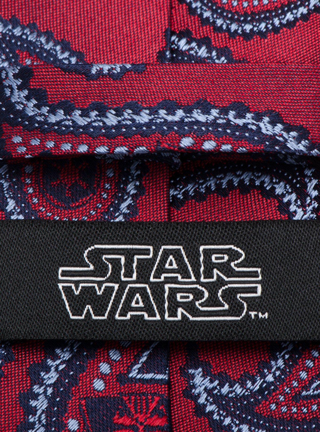 Star Wars Darth Vader Red Paisley Tie, , alternate