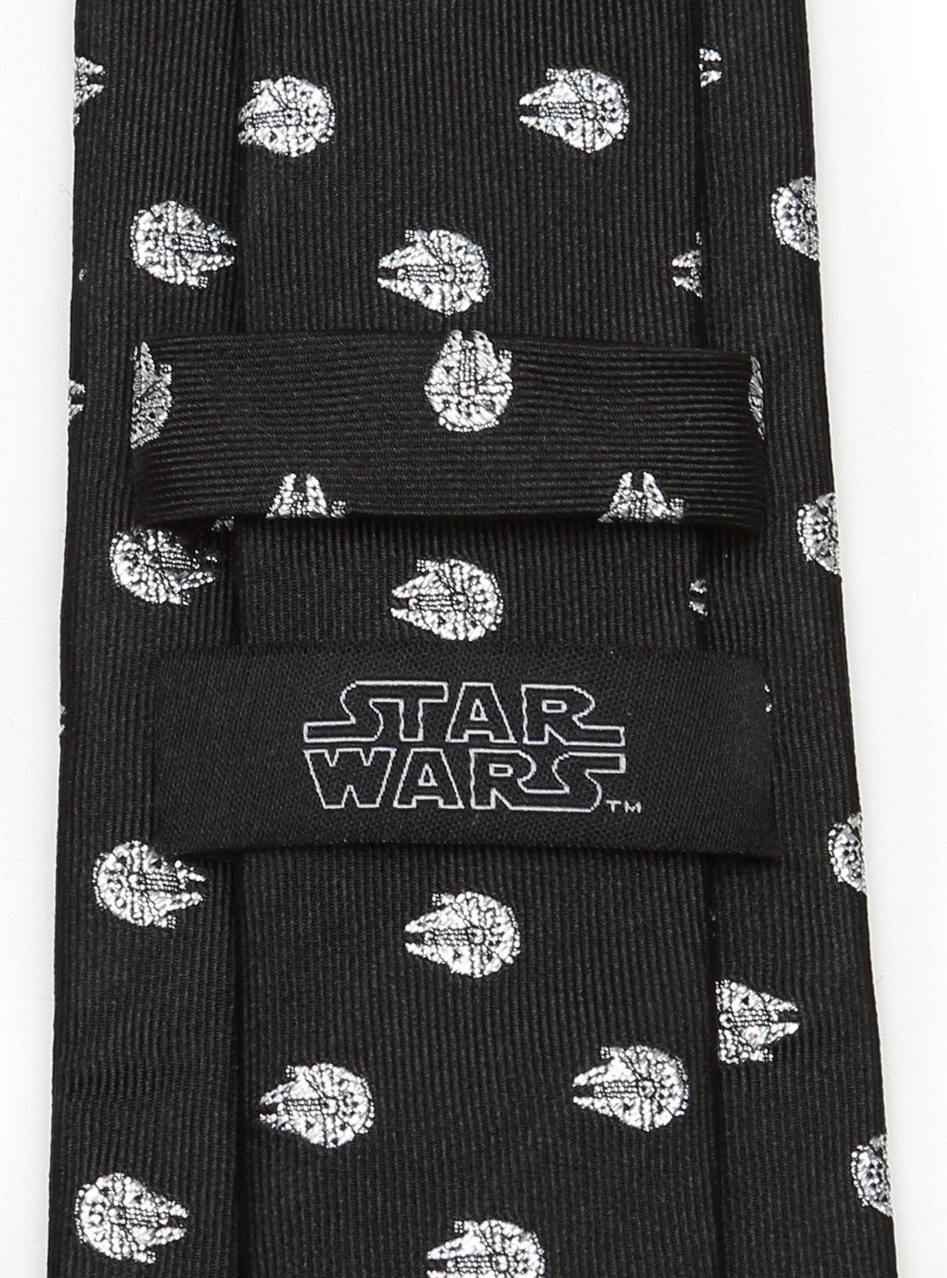 Star Wars Millennium Falcon Metallic Silver Tie, , hi-res