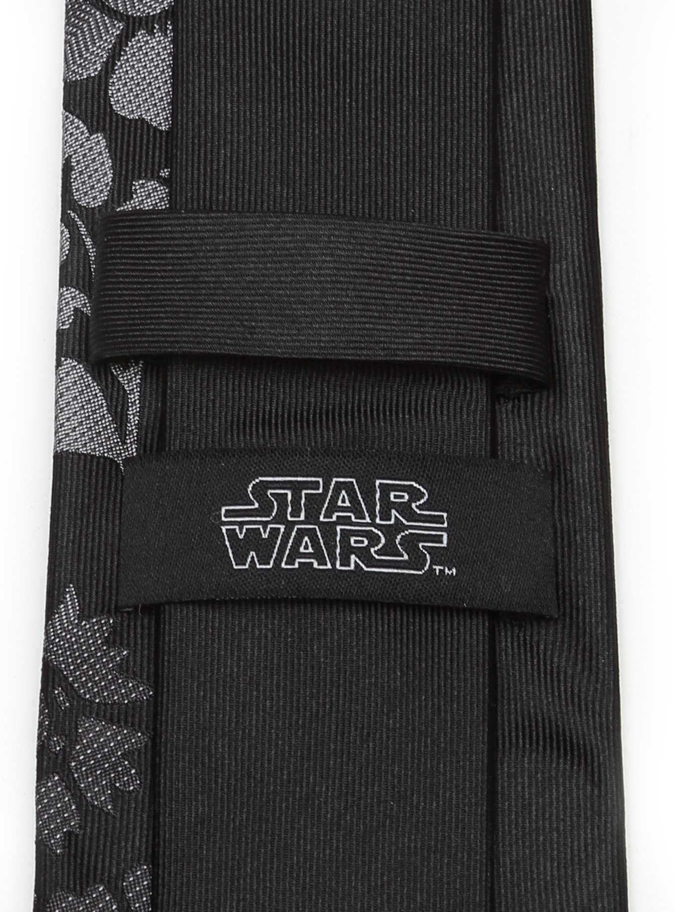 Star Wars R2D2 Floral Black Tie, , hi-res