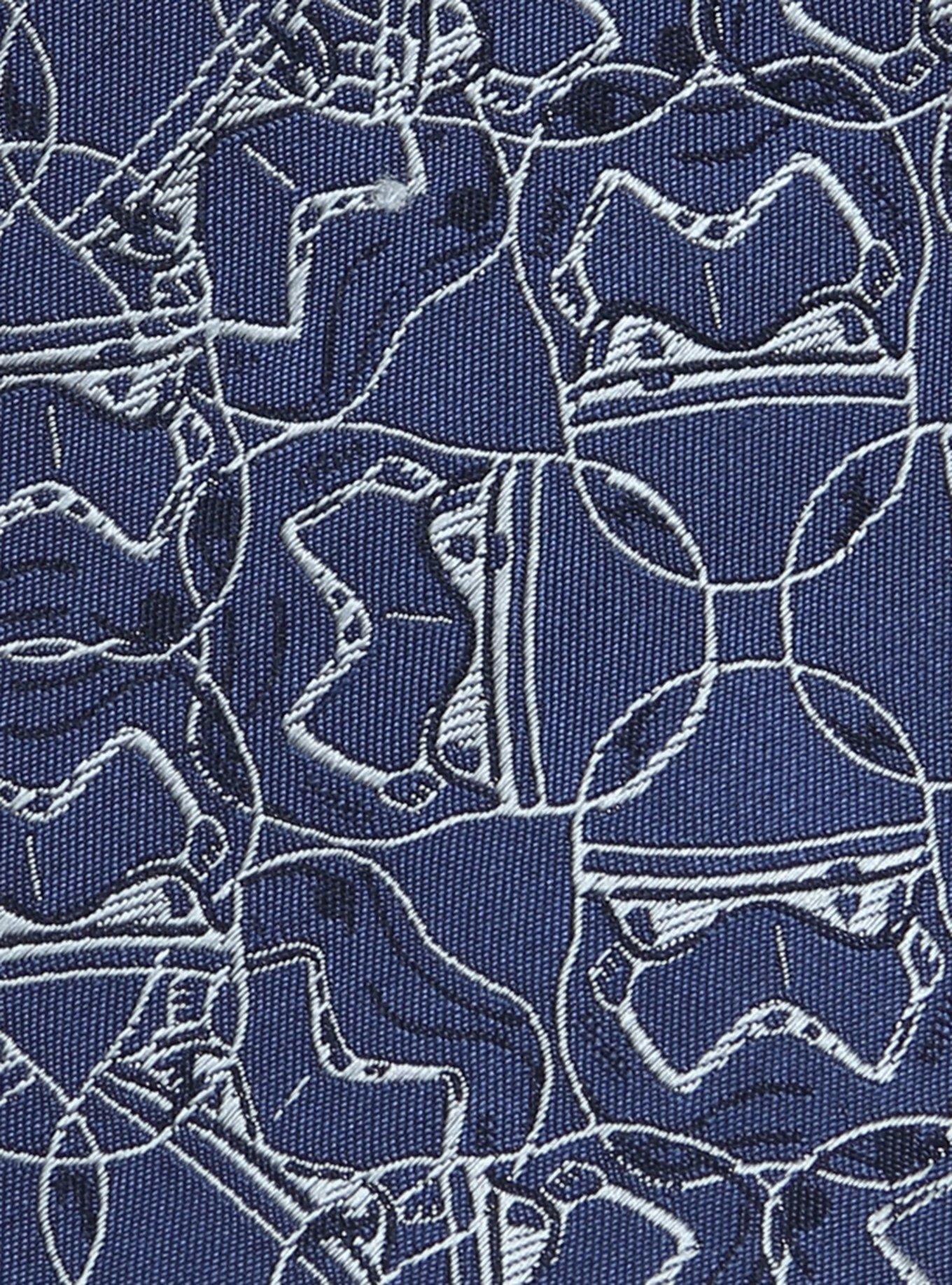 Star Wars Stormtrooper Blue Pattern Tie, , alternate