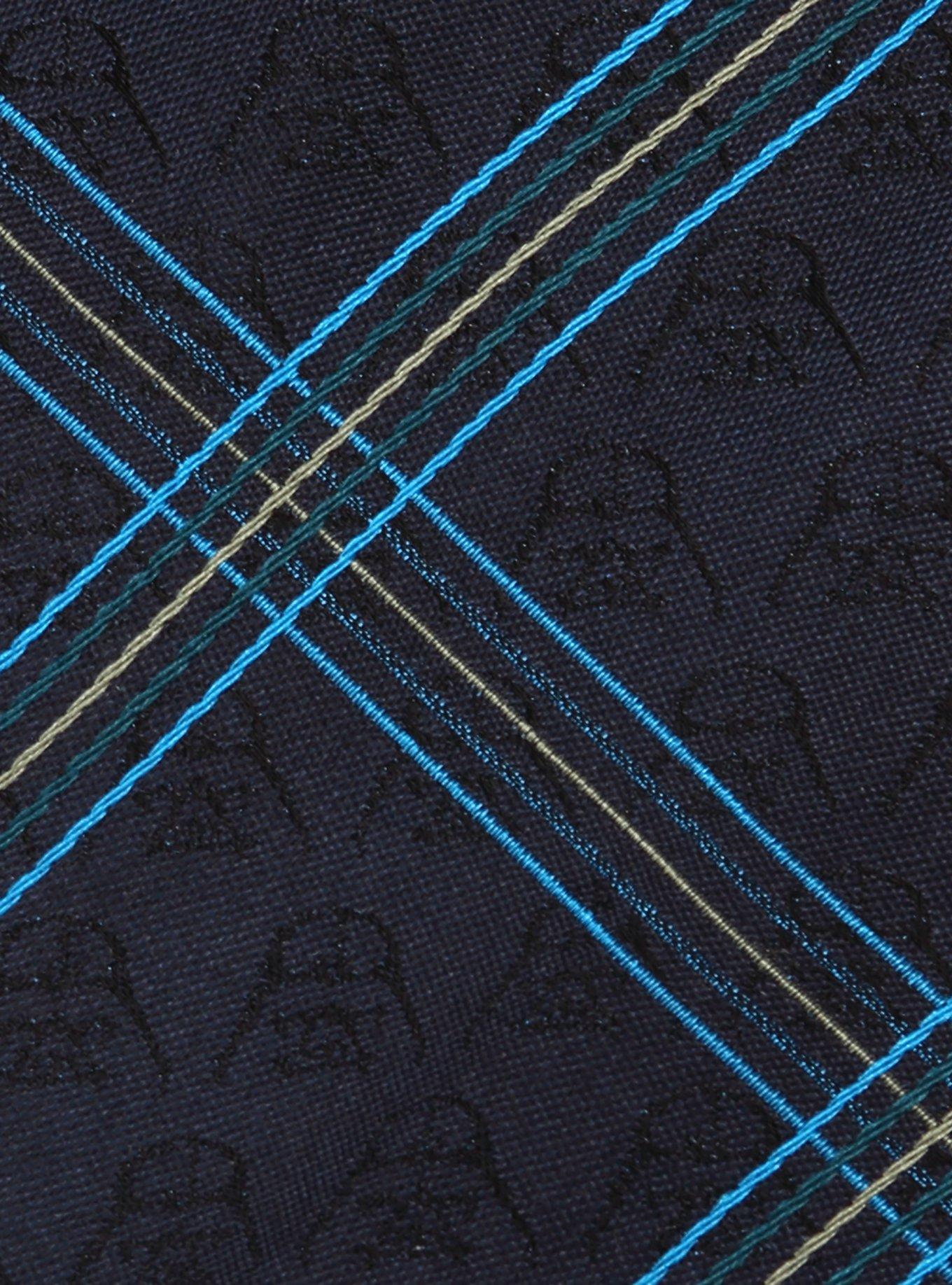 Star Wars Vader Icon Modern Plaid Tie, , alternate