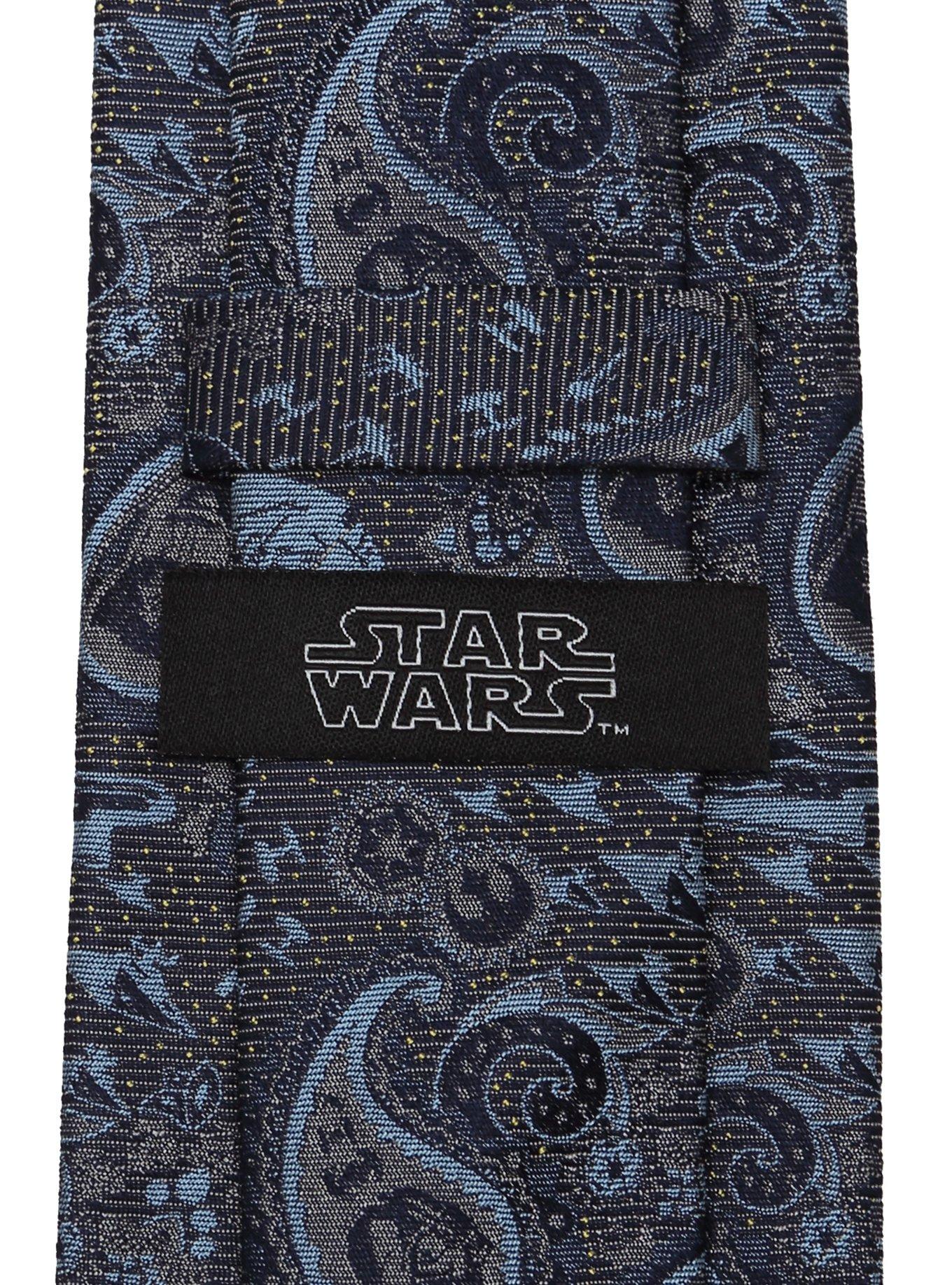Star Wars Vader Paisley Blue and Gray Tie, , alternate